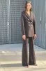 Flo High Waisted Flare Pant, Black sold by Saint Art