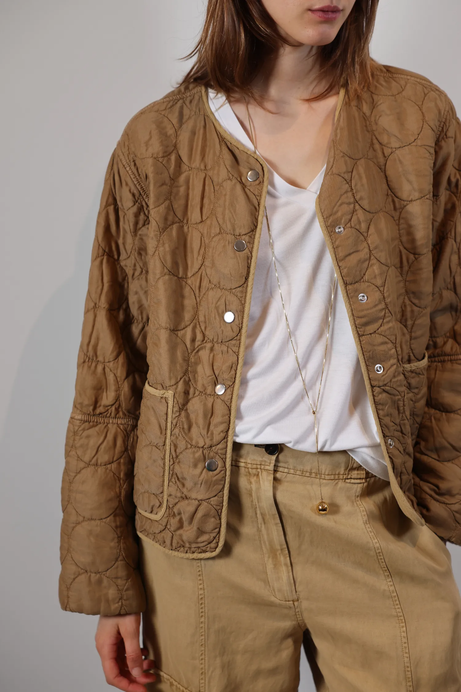 Oliver Quilted Jacket, Dijon sold by Saint Art product image thumbnail 4