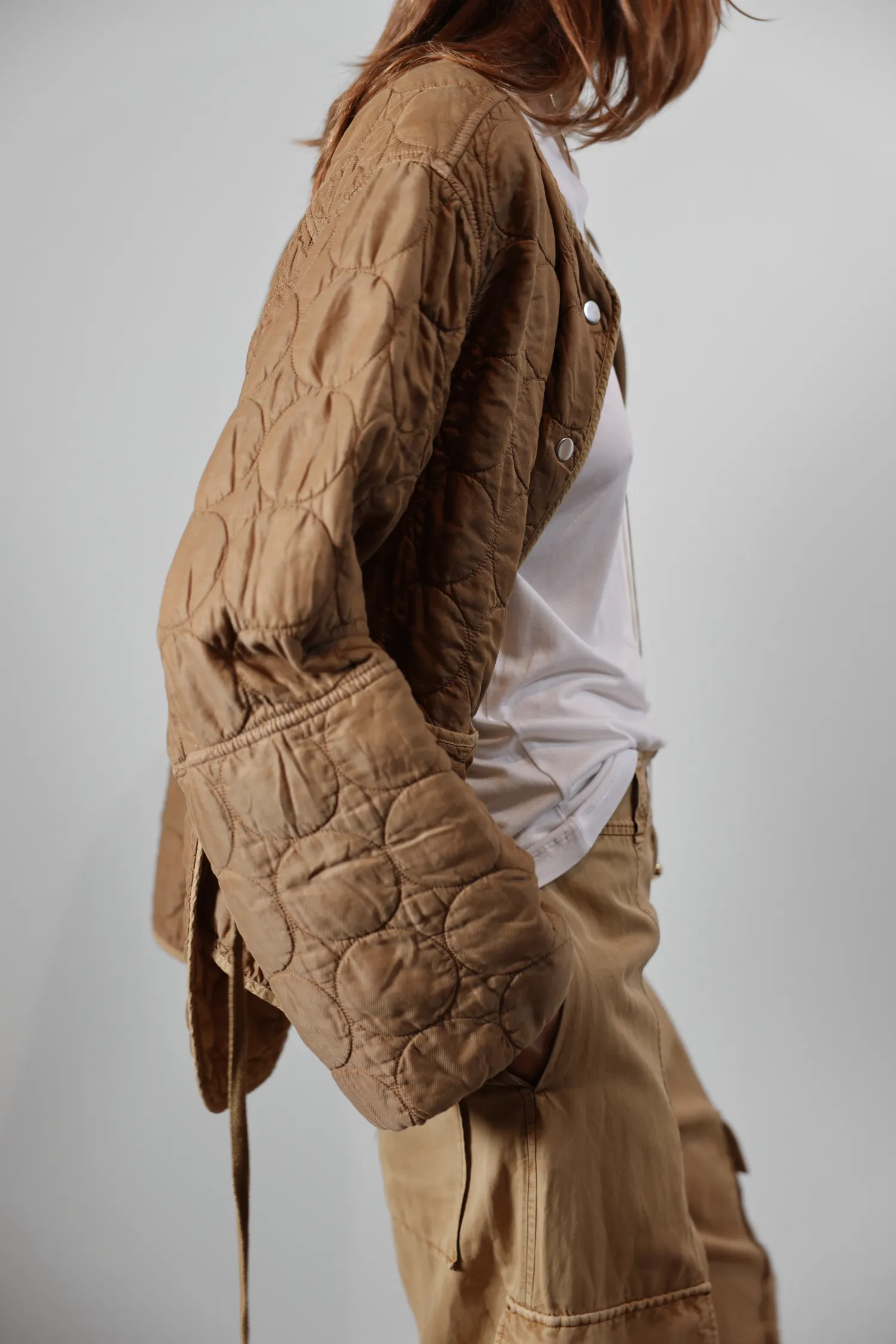 Oliver Quilted Jacket, Dijon sold by Saint Art product image thumbnail 2