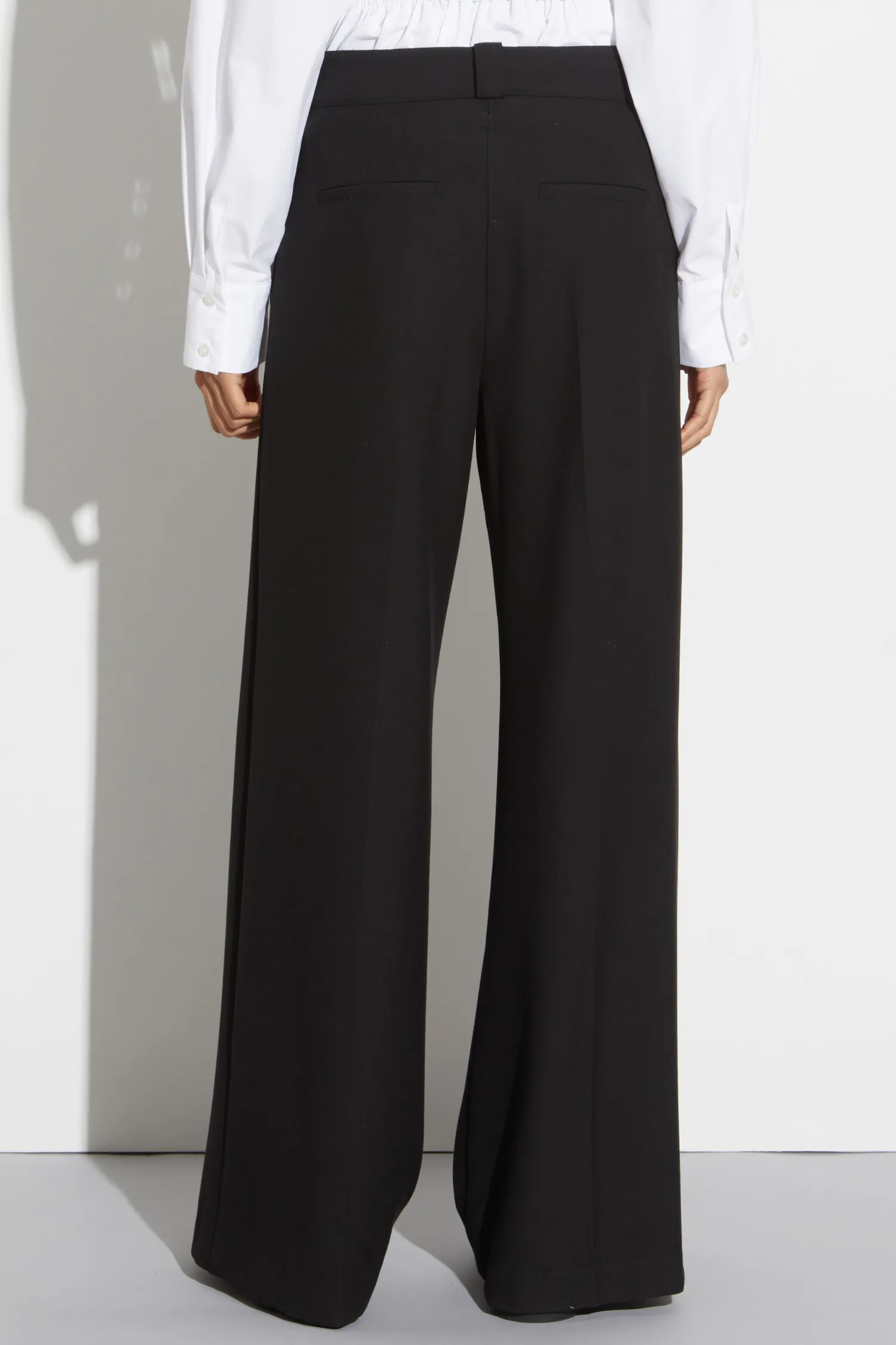 Tiffany Mid-Waisted Wideleg Trouser, Black sold by Saint Art product image thumbnail 5