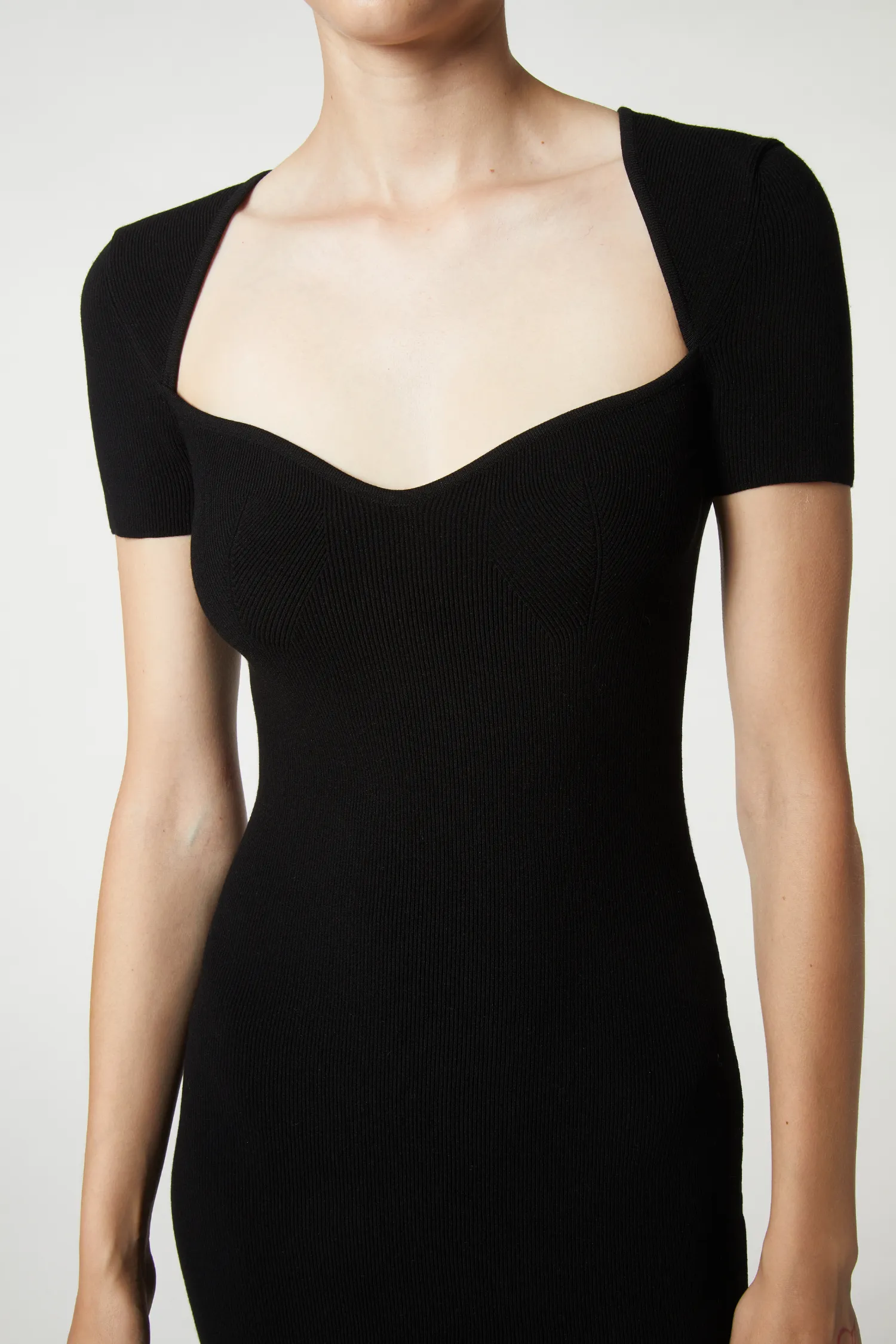Natasha Knit Midi Dress, Black sold by Saint Art product image thumbnail 3
