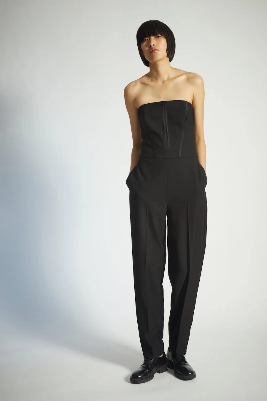 Spencer Suiting Jumpsuit, Black sold by Saint Art product image thumbnail 2