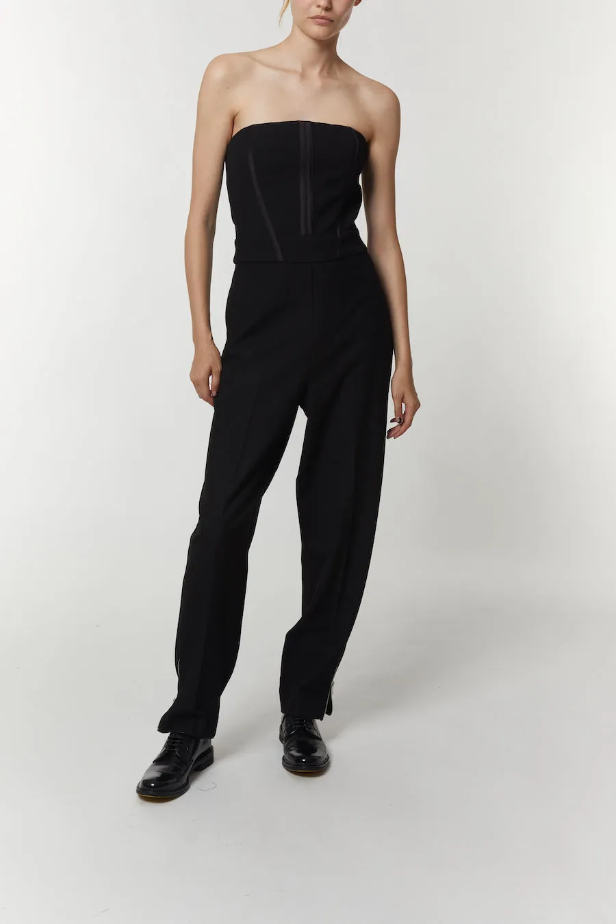 Spencer Suiting Jumpsuit, Black sold by Saint Art product image thumbnail 3