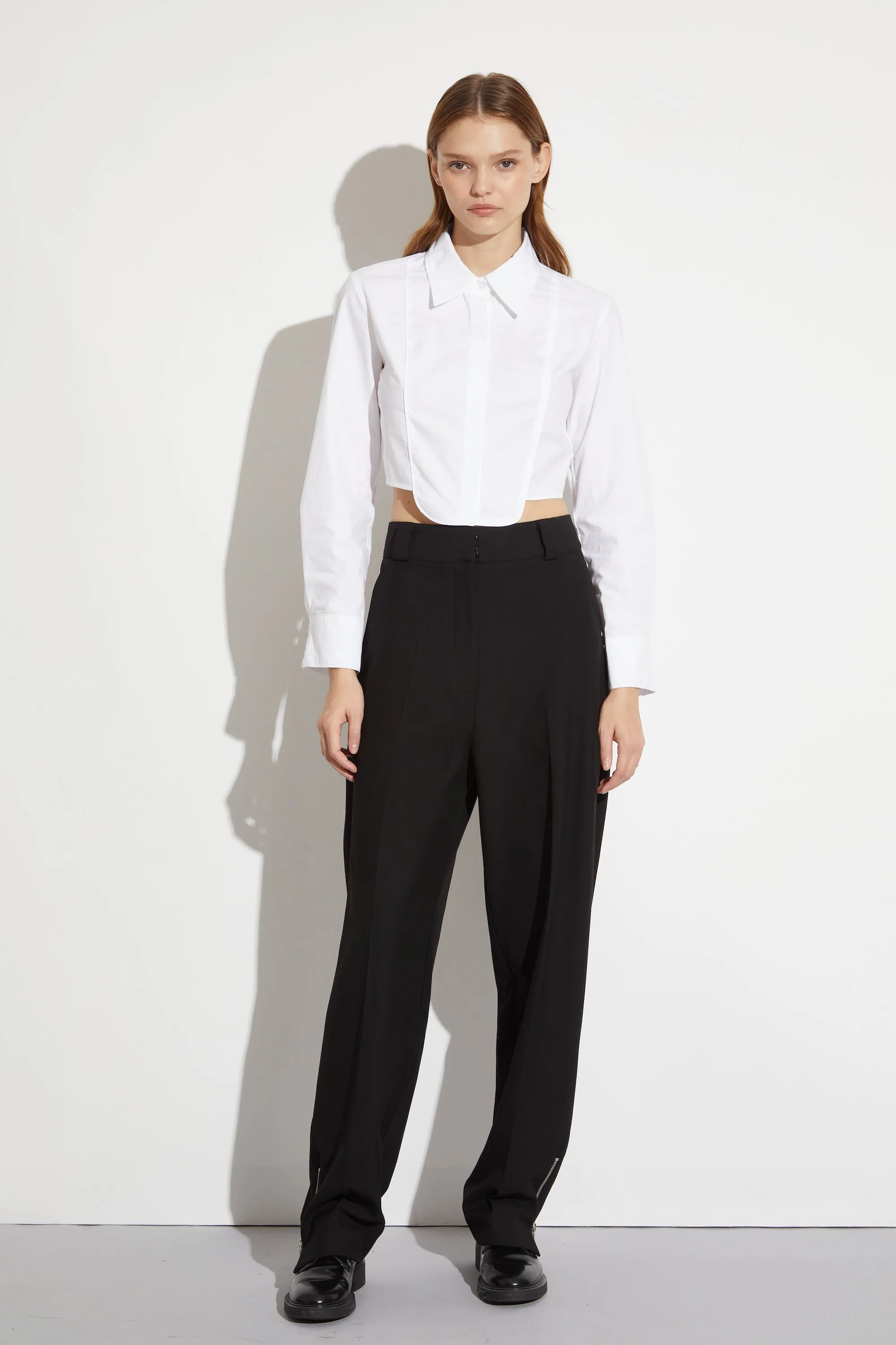 Joyce Tuxedo Shirt, White sold by Saint Art product image thumbnail 3