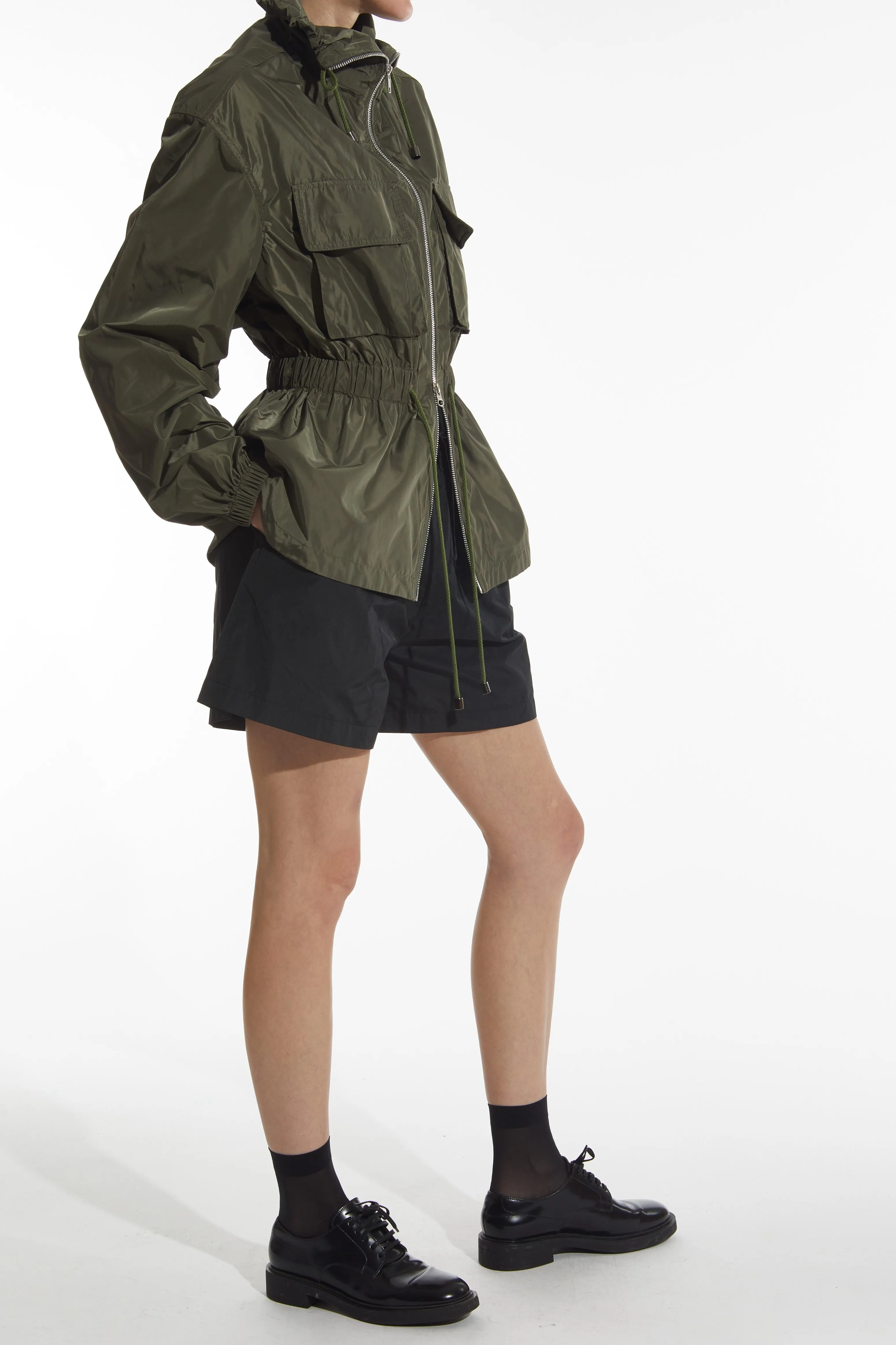 Camden Zip Front Jacket, Olive sold by Saint Art product image thumbnail 4