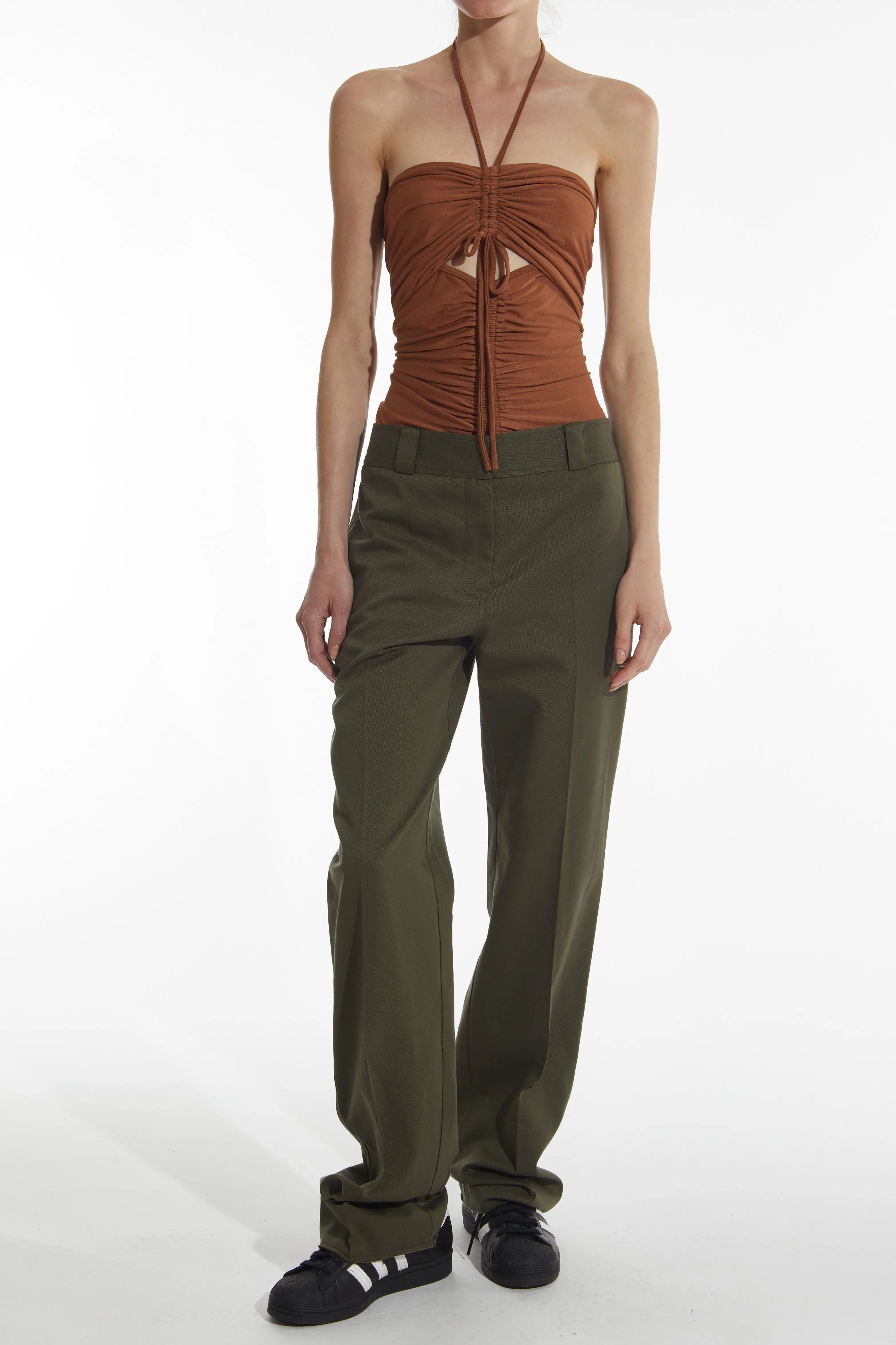 Elsie Ruched Halter Top sold by Saint Art product image thumbnail 3