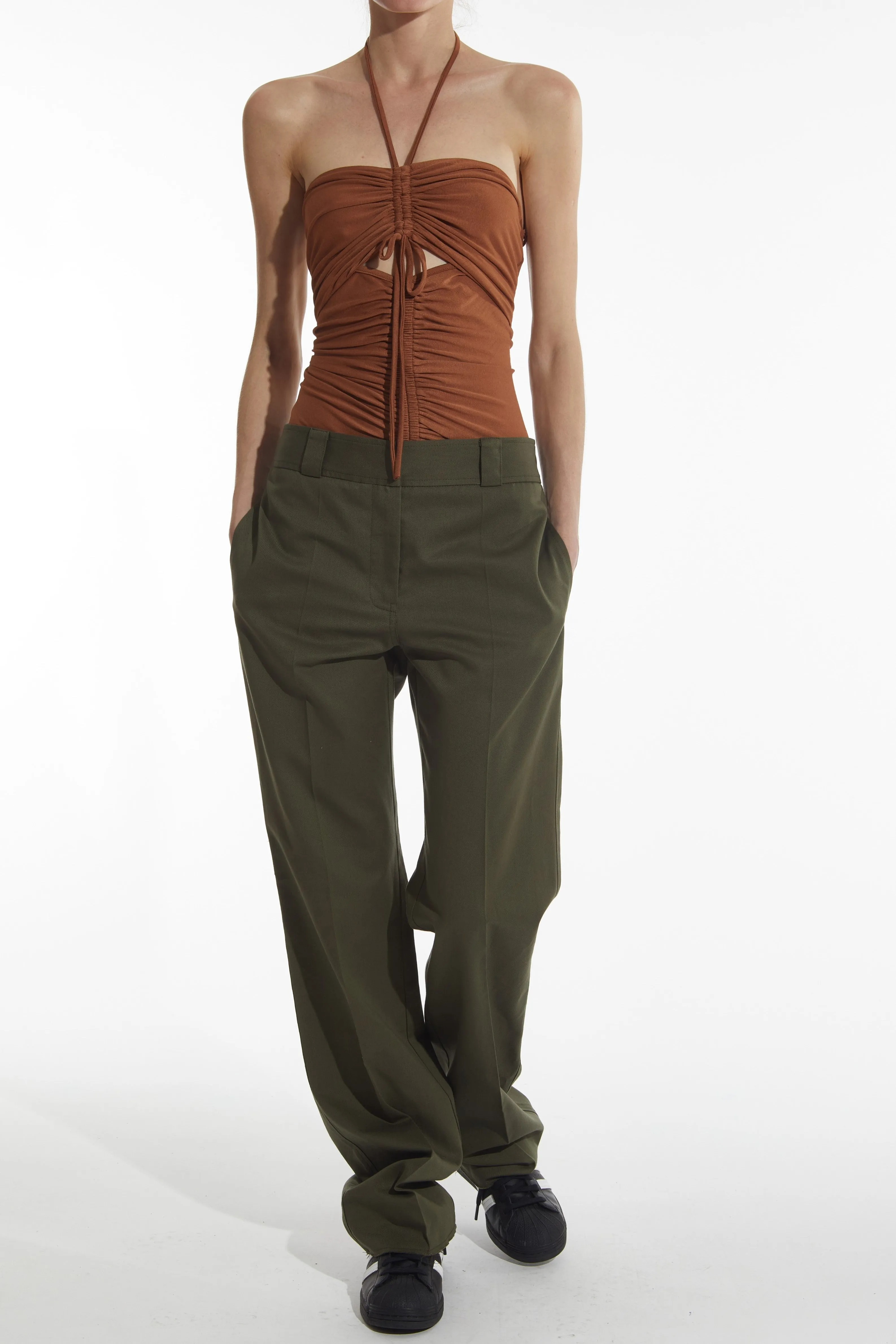 Elsie Ruched Halter Top sold by Saint Art product image thumbnail 5