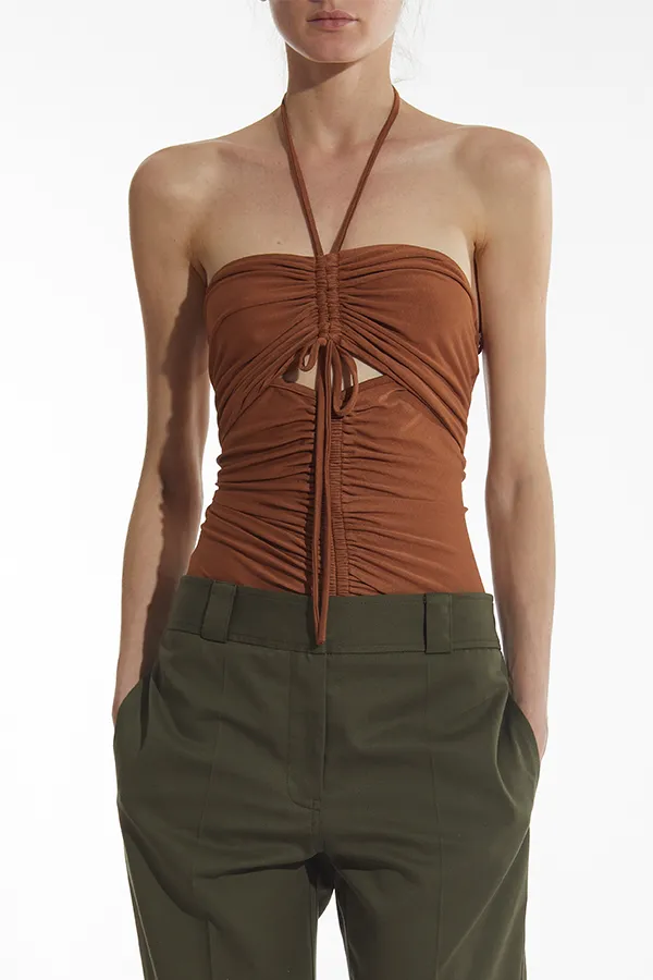 Elsie Ruched Halter Top sold by Saint Art product image thumbnail 2
