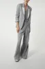 Dylan Tuxedo Jacket, Light Grey sold by Saint Art
