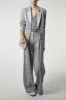 Dylan Tuxedo Jacket, Light Grey sold by Saint Art
