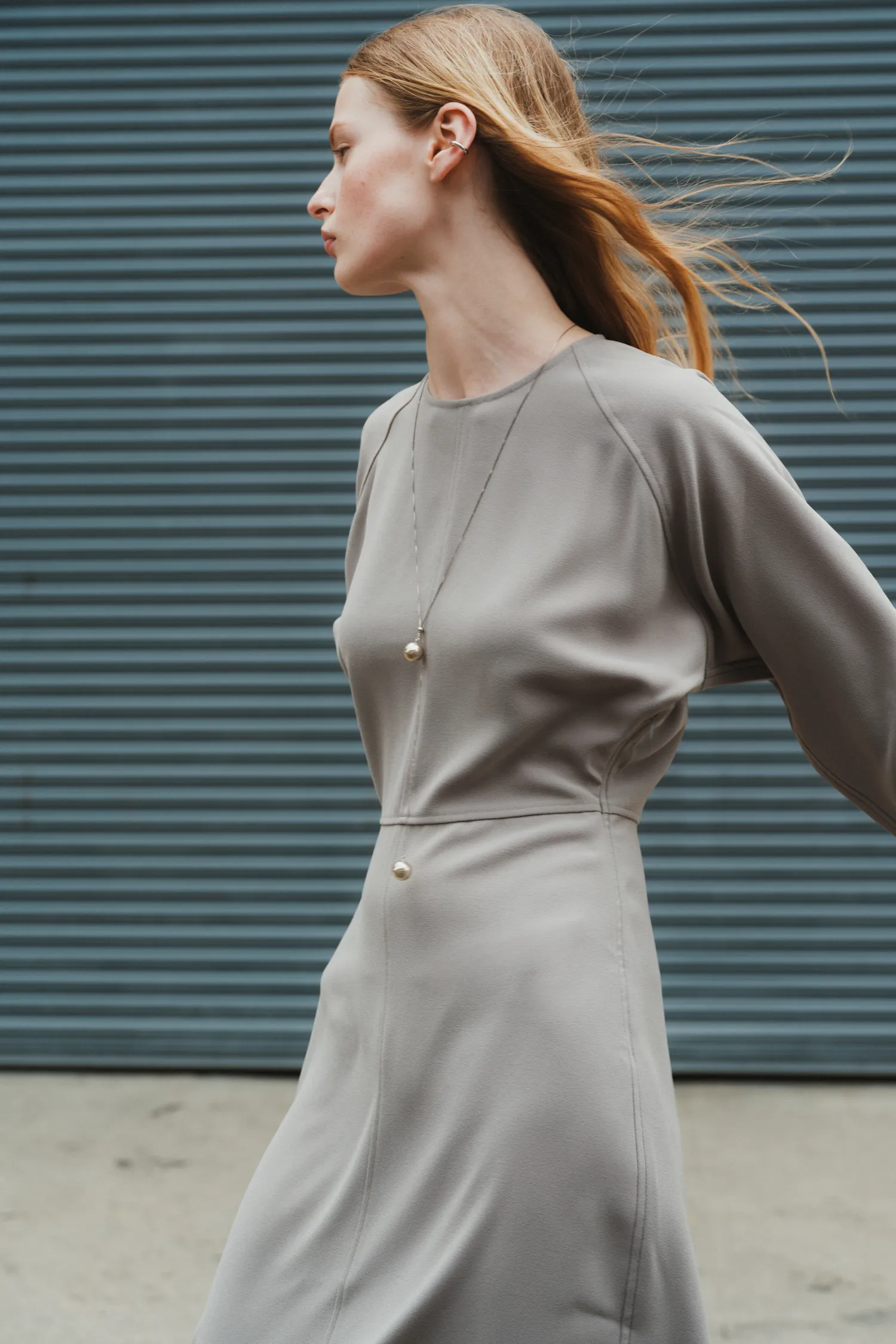 Leia Crepe Dress sold by Saint Art