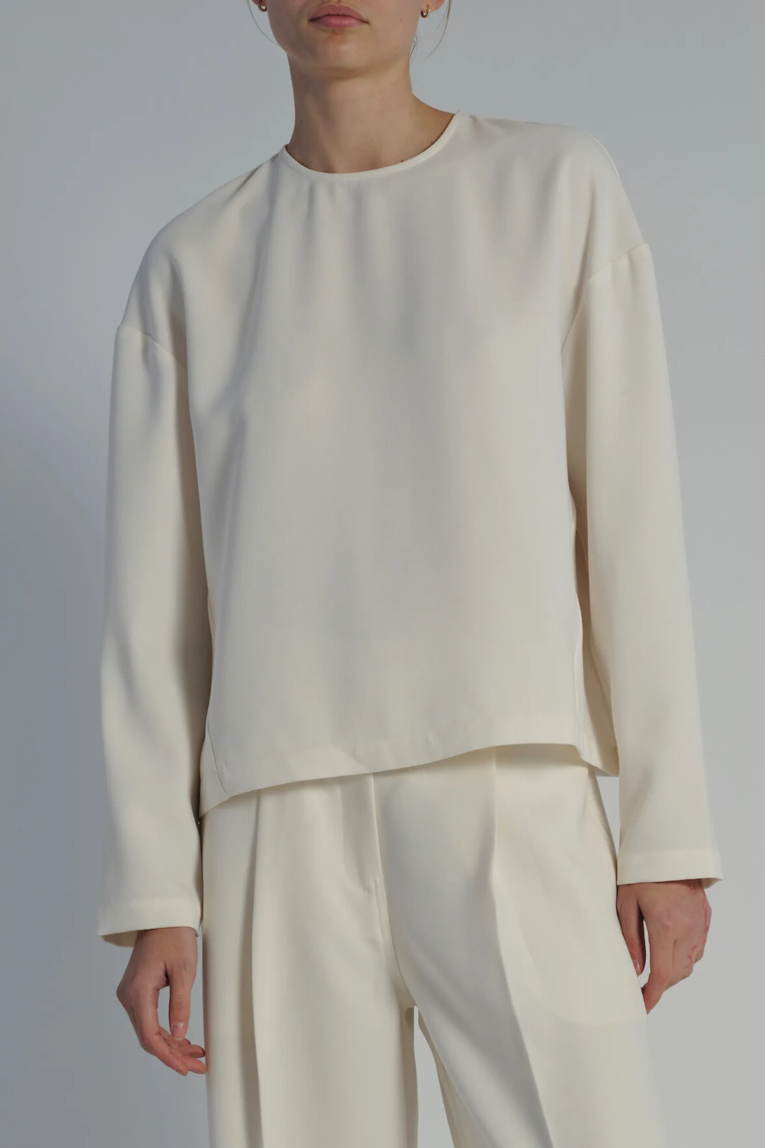 Paris Crepe Blouse, Ivory sold by Saint Art product image thumbnail 4