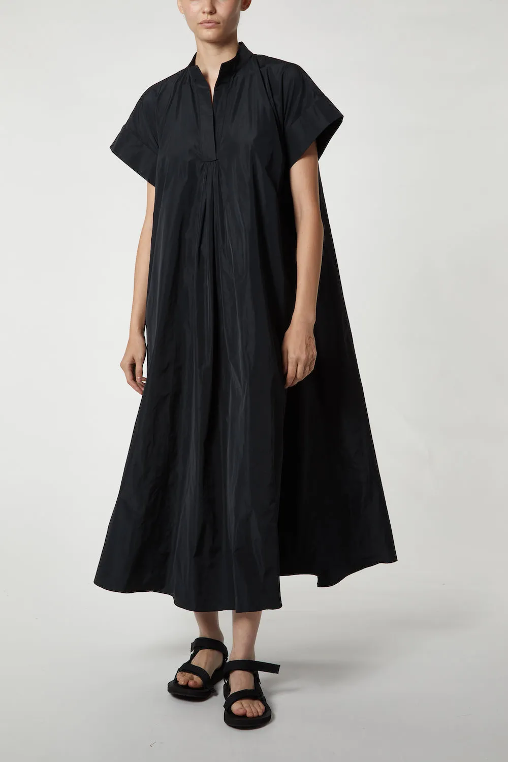 Brekkyn Taffeta Maxi Dress, Black sold by Saint Art product image thumbnail 2