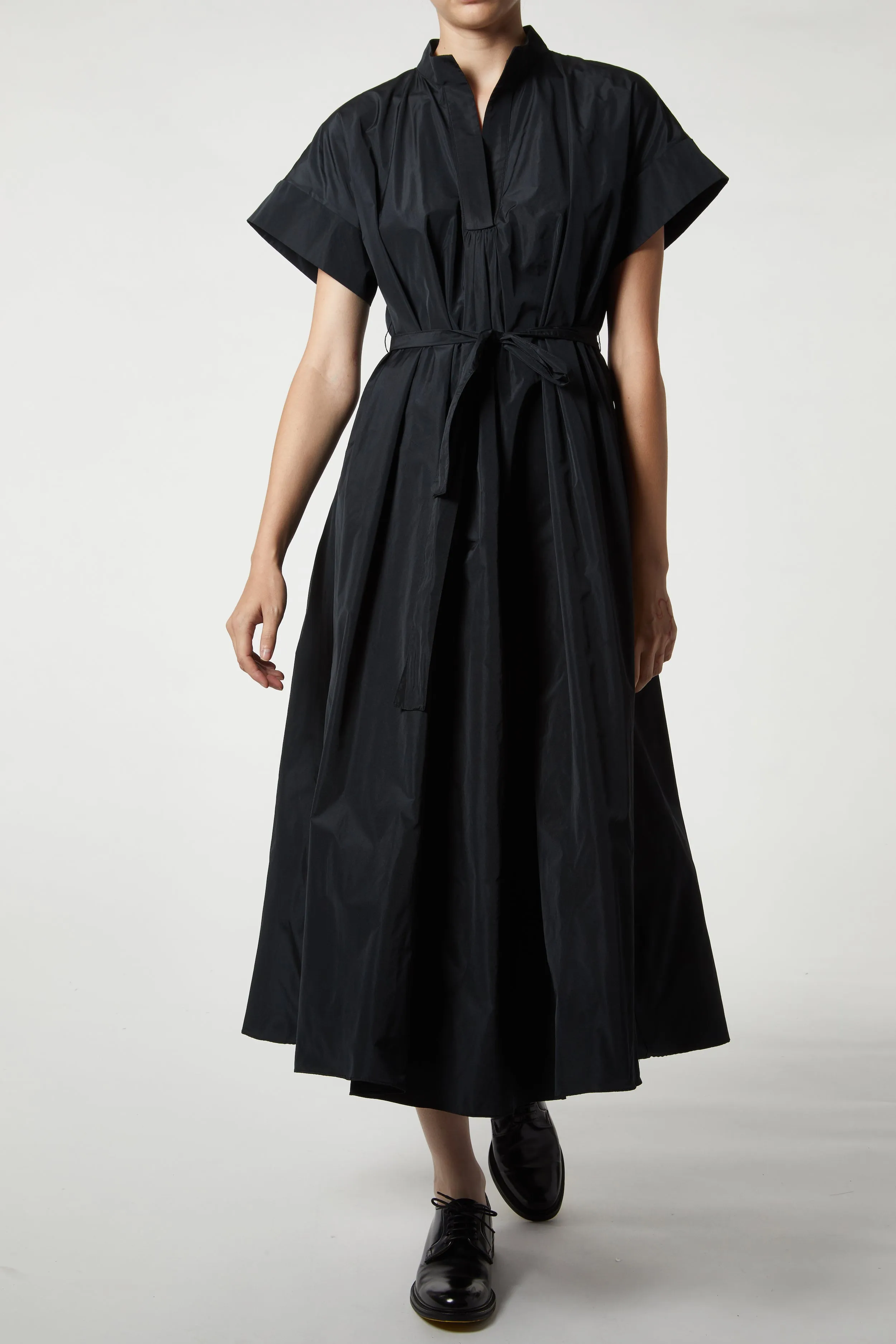 Brekkyn Taffeta Maxi Dress, Black sold by Saint Art product image thumbnail 5