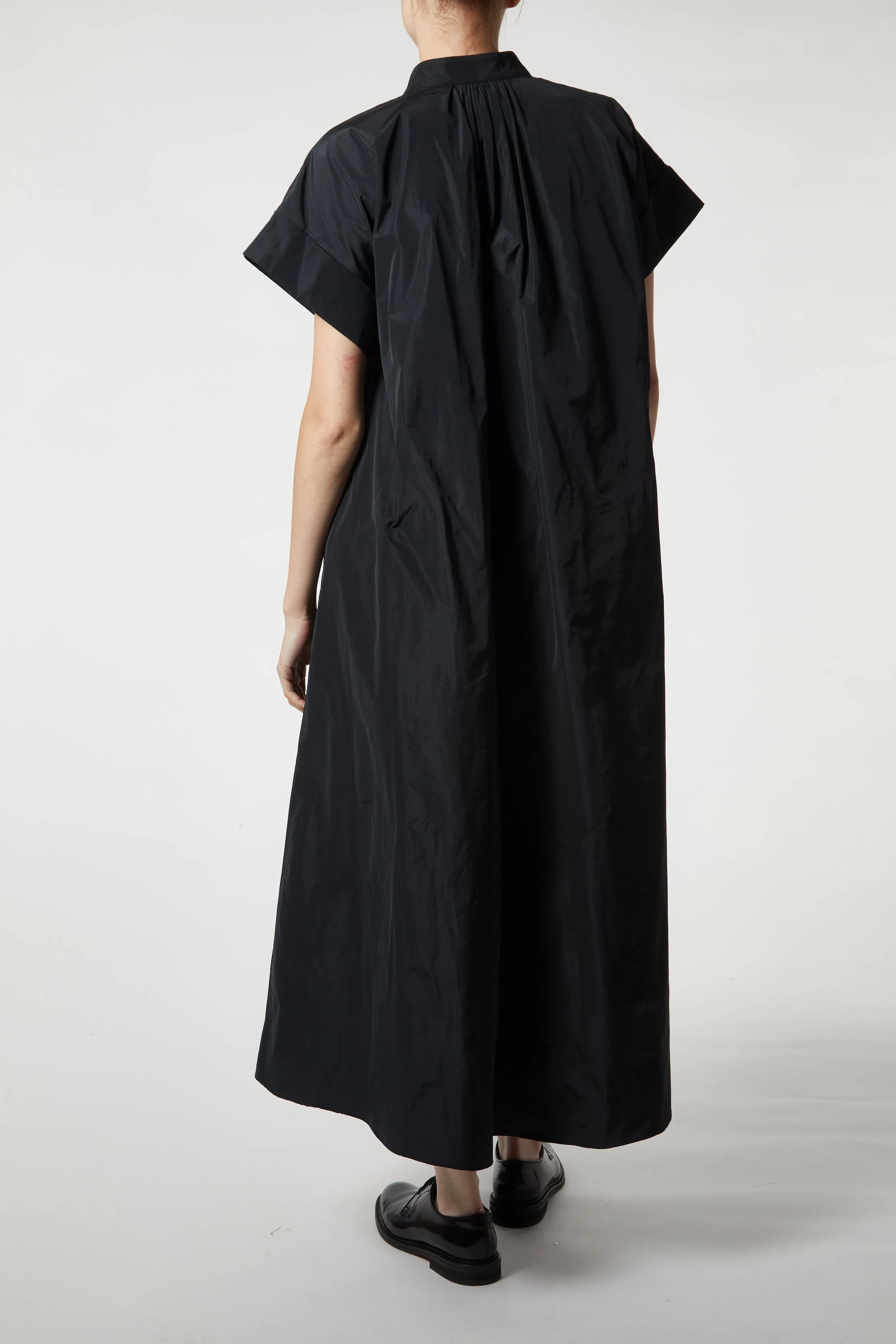 Brekkyn Taffeta Maxi Dress, Black sold by Saint Art product image thumbnail 4