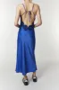 Sage Slip Dress with Crochet, French Blue sold by Saint Art