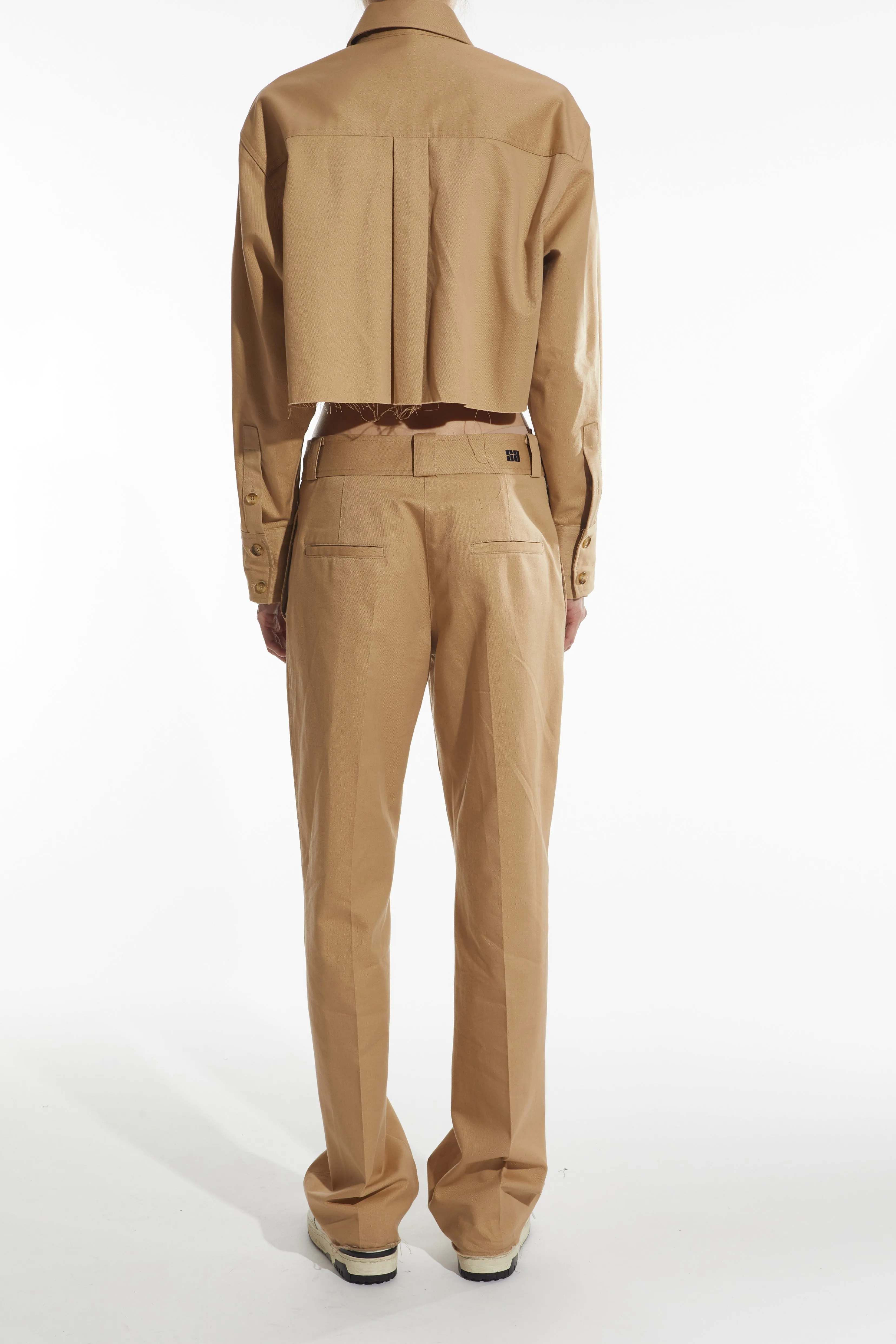 Faye Cargo Top, Khaki sold by Saint Art product image thumbnail 5