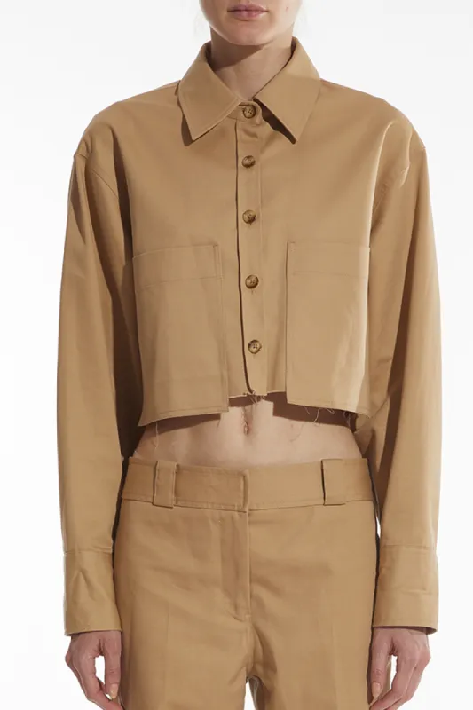 Faye Cargo Top, Khaki made by Saint Art