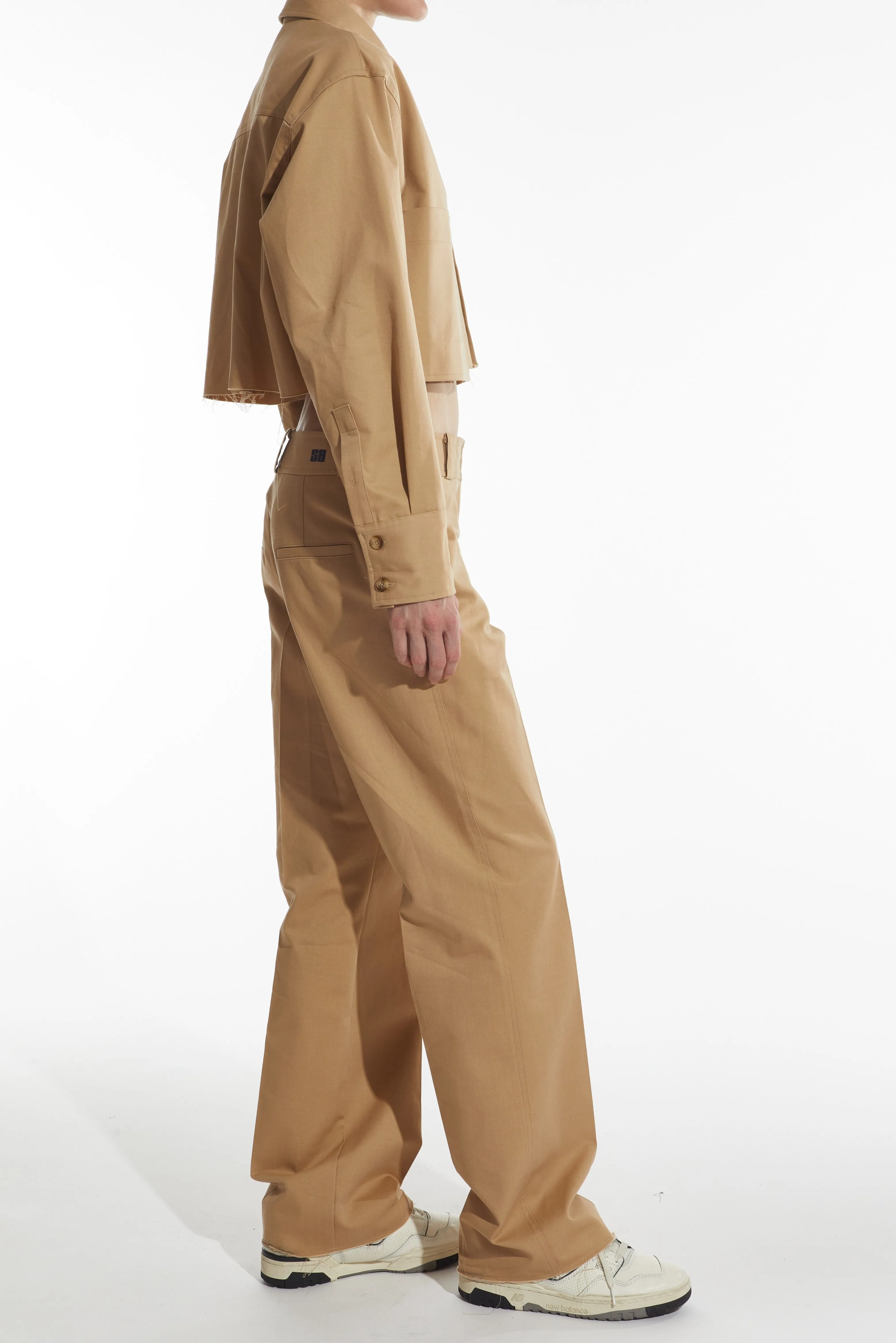 Faye Cargo Top, Khaki sold by Saint Art product image thumbnail 2