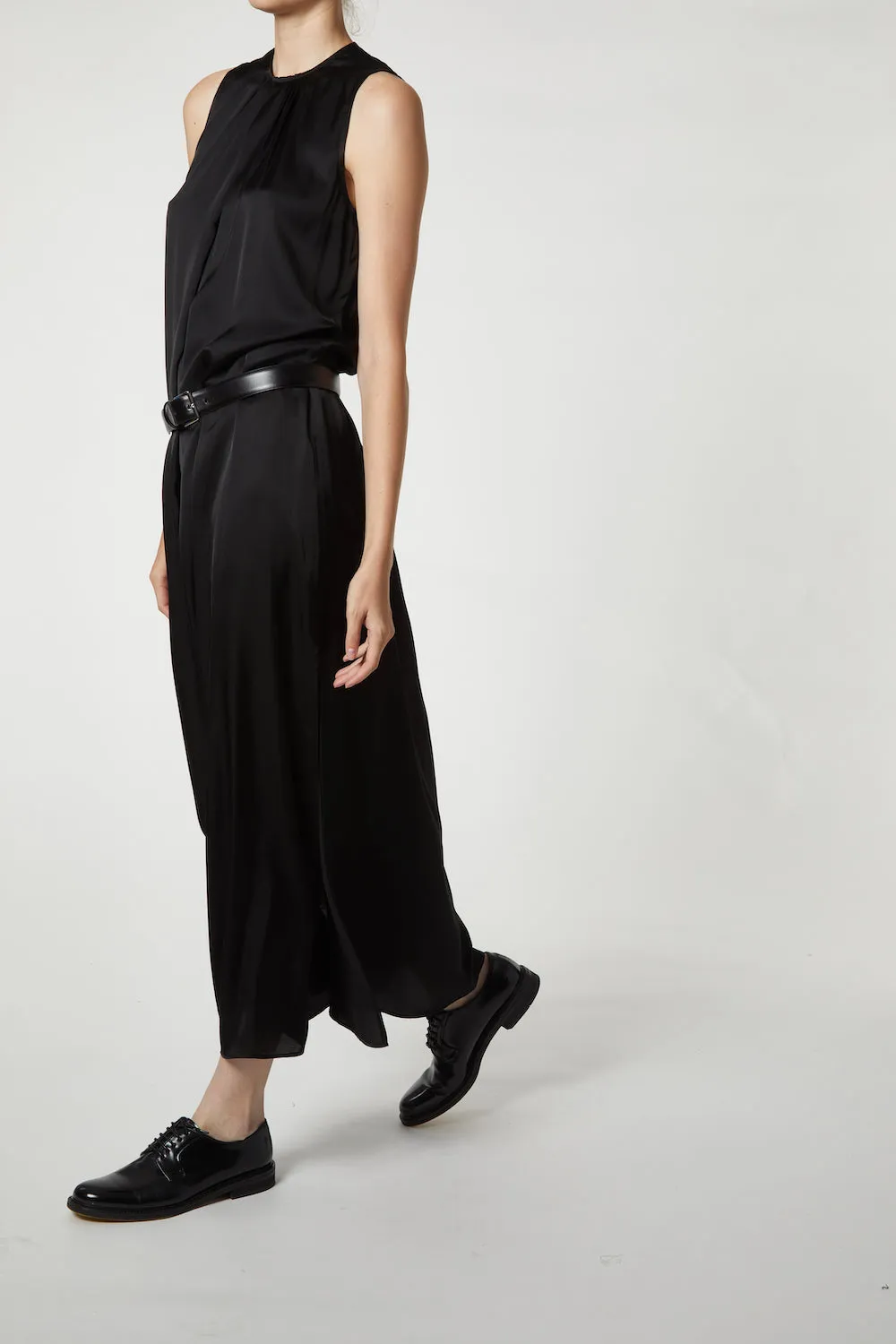 Tessa High Neck Sleeveless Maxi Dress, Black sold by Saint Art product image thumbnail 3