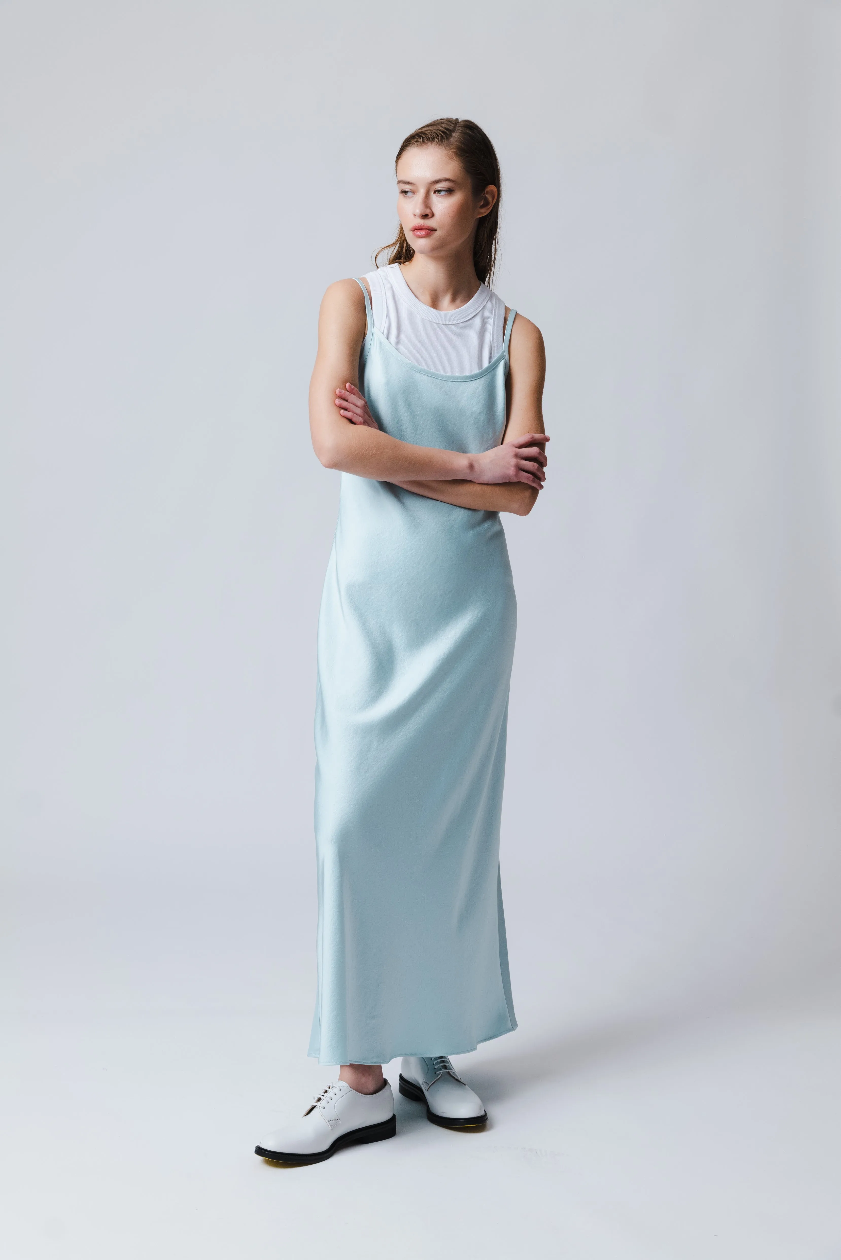 Haley Dress, Glacier sold by Saint Art