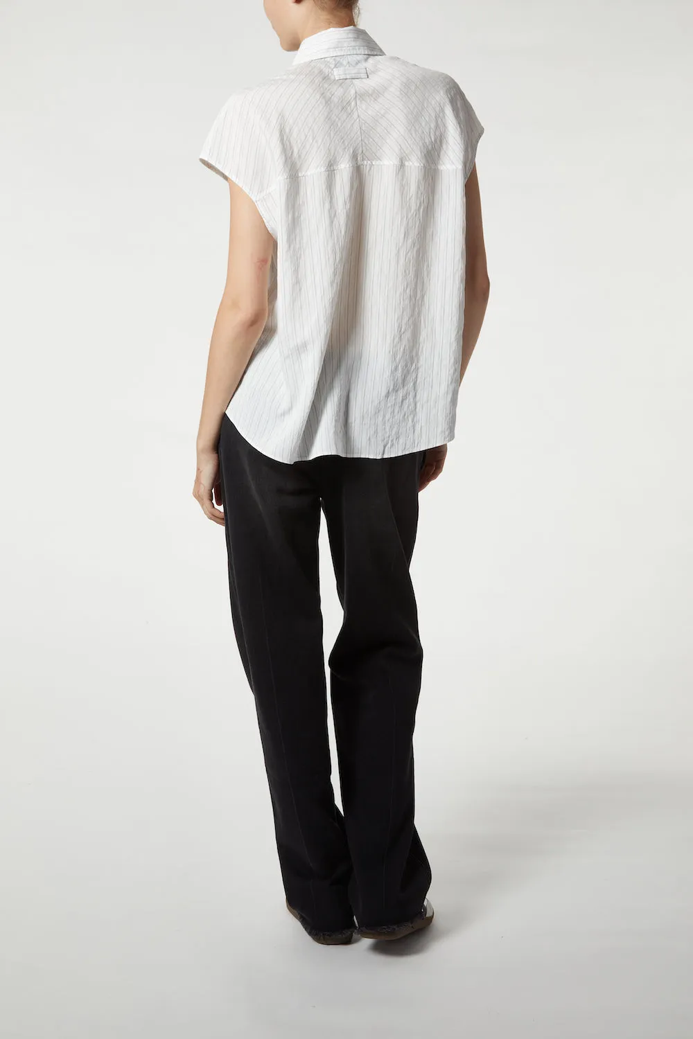 Perth Cap Sleeve Button Blouse sold by Saint Art product image thumbnail 4