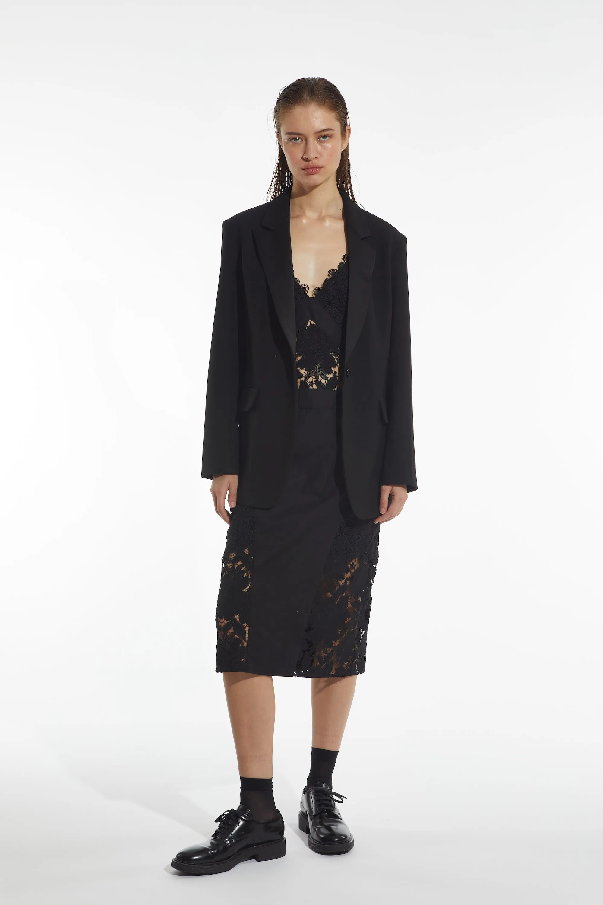 Sofia Mixed Lace Dress sold by Saint Art product image thumbnail 3