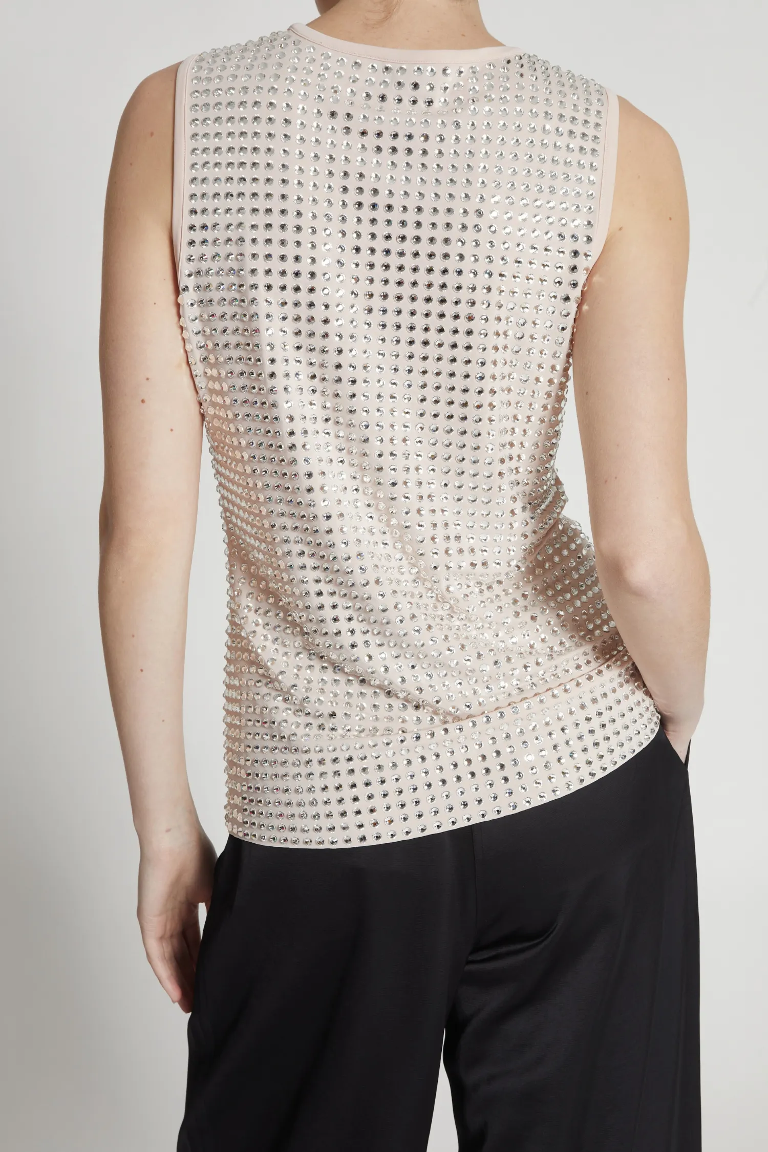 Leila Tank, Blush & Silver Stones sold by Saint Art product image thumbnail 2