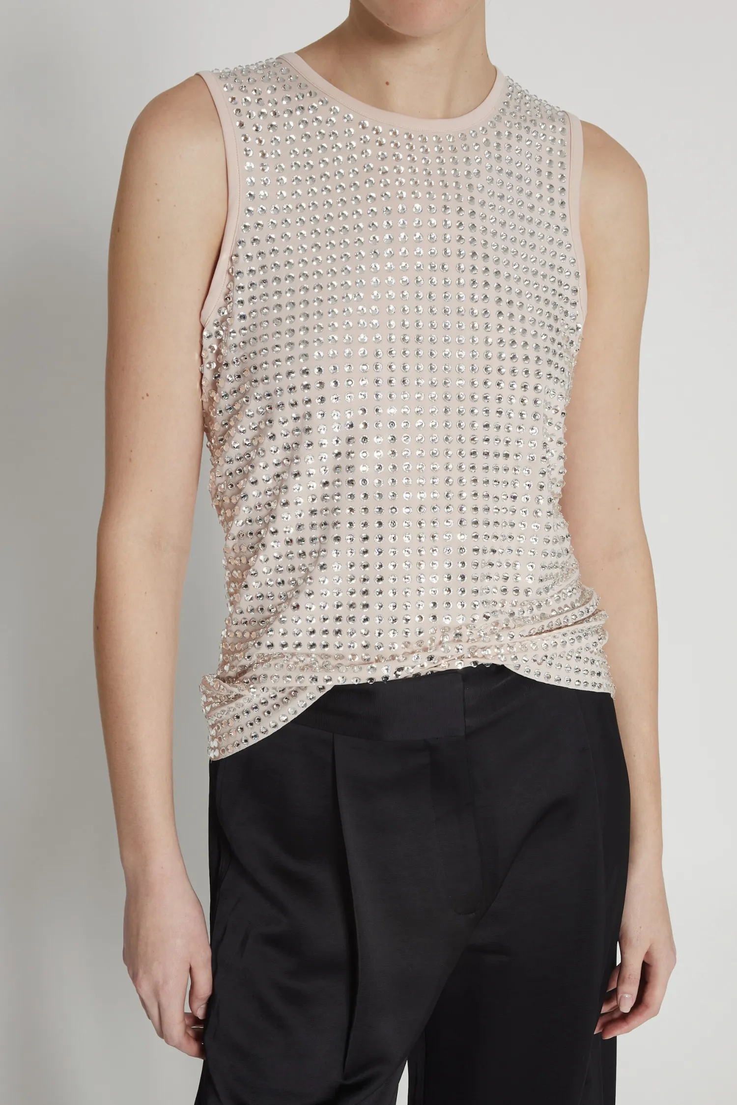 Leila Tank, Blush & Silver Stones sold by Saint Art product image thumbnail 3