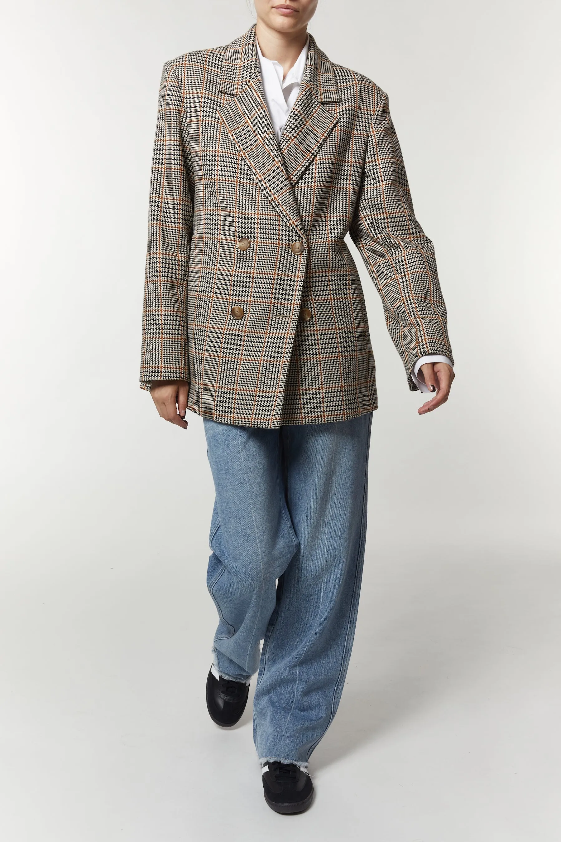Taylor Blazer, Houndstooth Plaid sold by Saint Art product image thumbnail 3