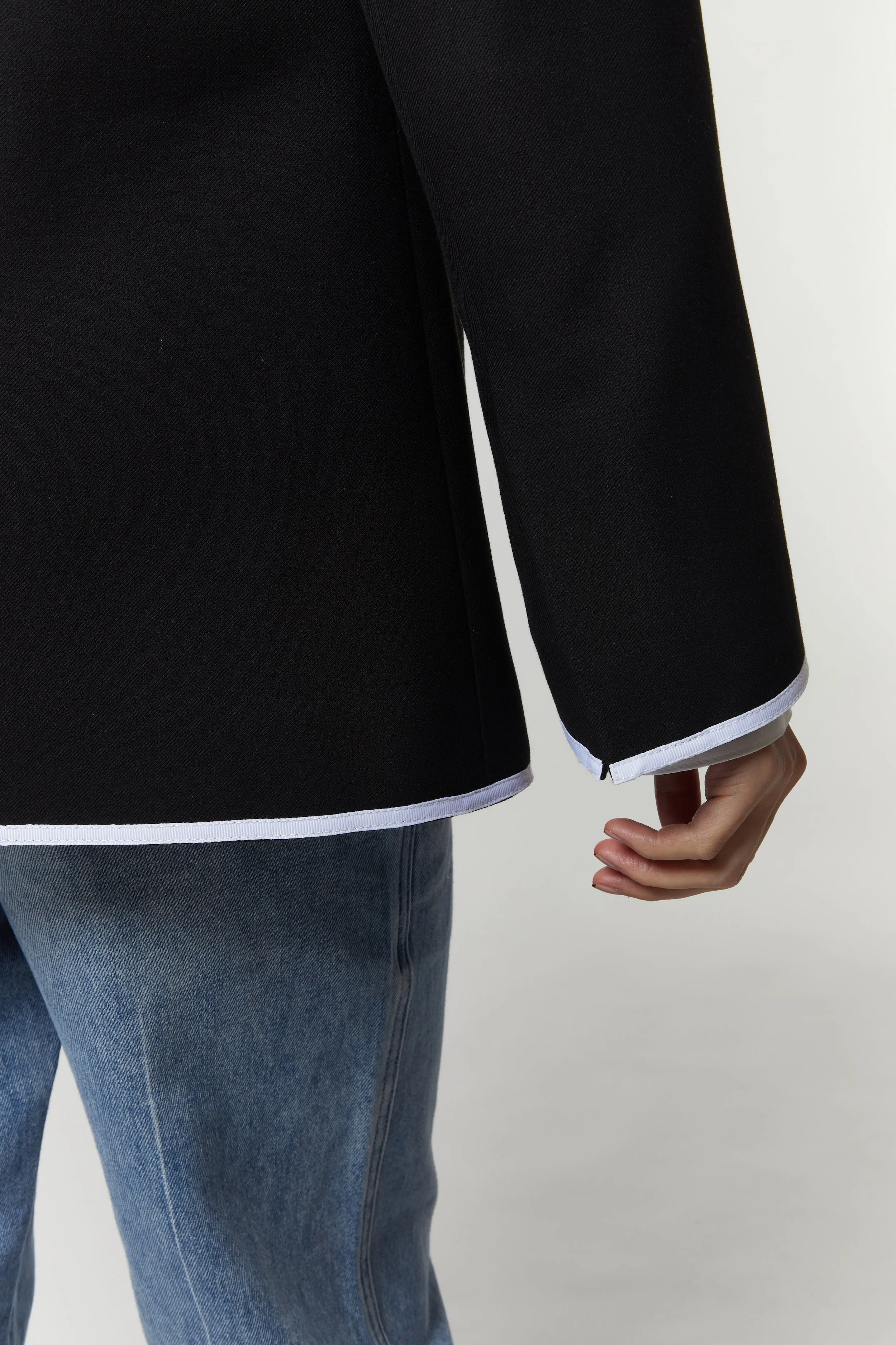 Madeline Rowing Blazer, Black sold by Saint Art product image thumbnail 5