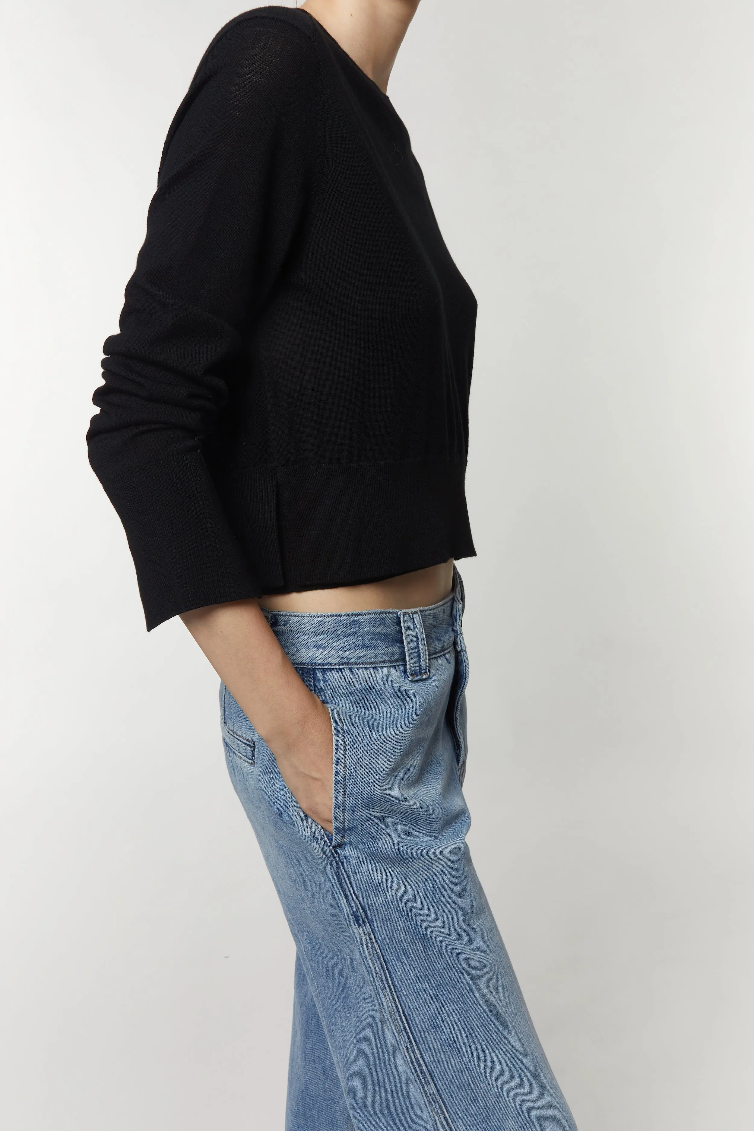 Nessa Denim Pant, Medium Wash sold by Saint Art product image thumbnail 5