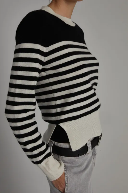 Baret Striped Cashmere Blend Sweater sold by Saint Art