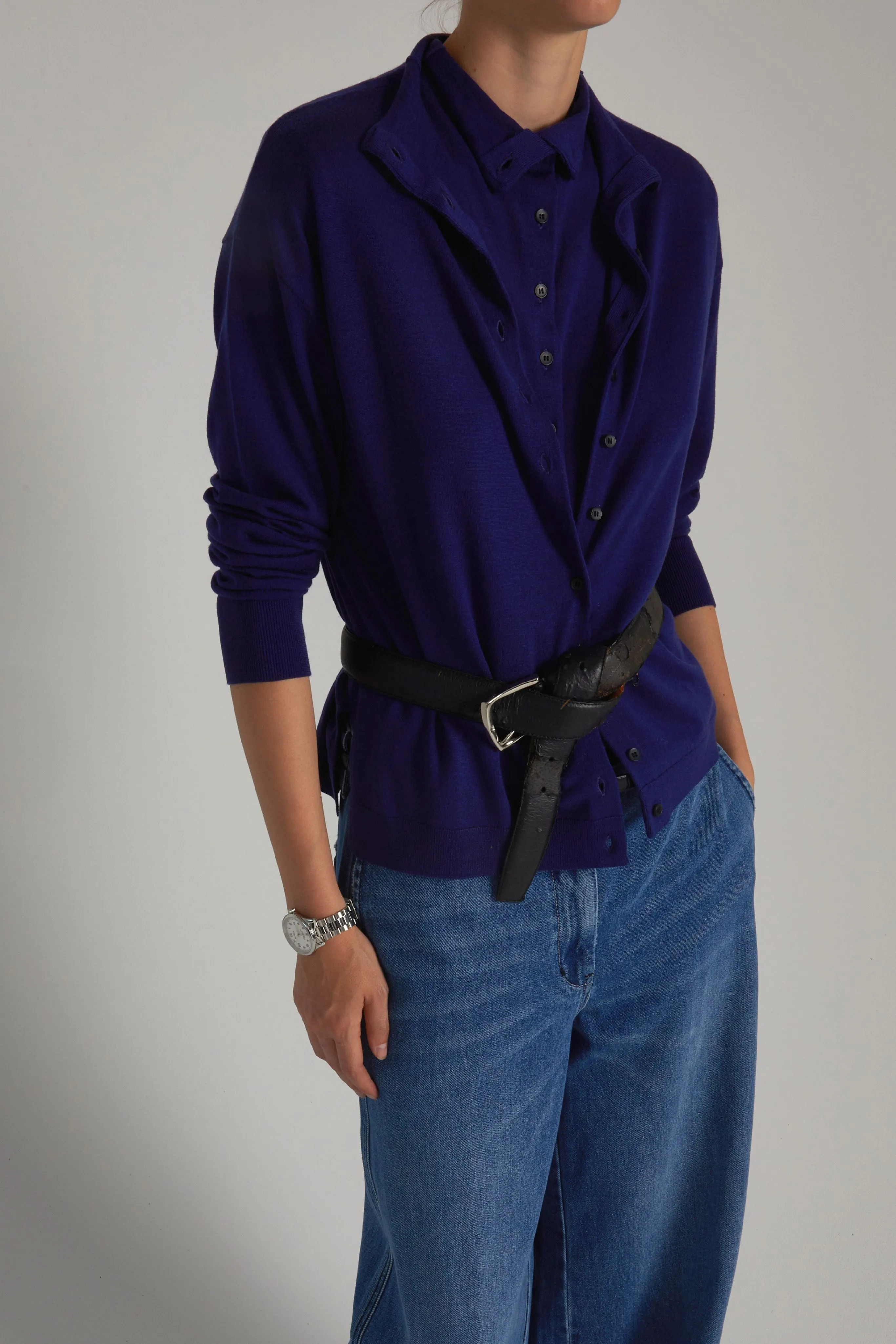 Brooke Sleeveless Sweater, Charcoal sold by Saint Art product image thumbnail 2