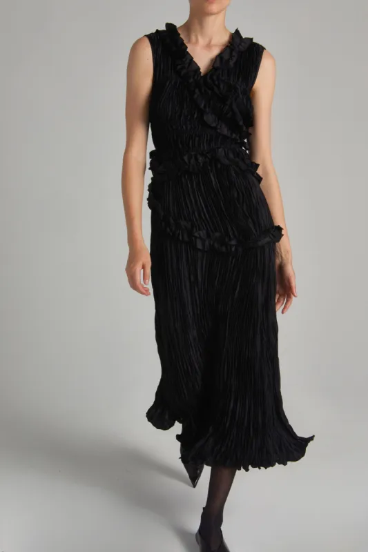 Willa Maxi Dress, Black sold by Saint Art