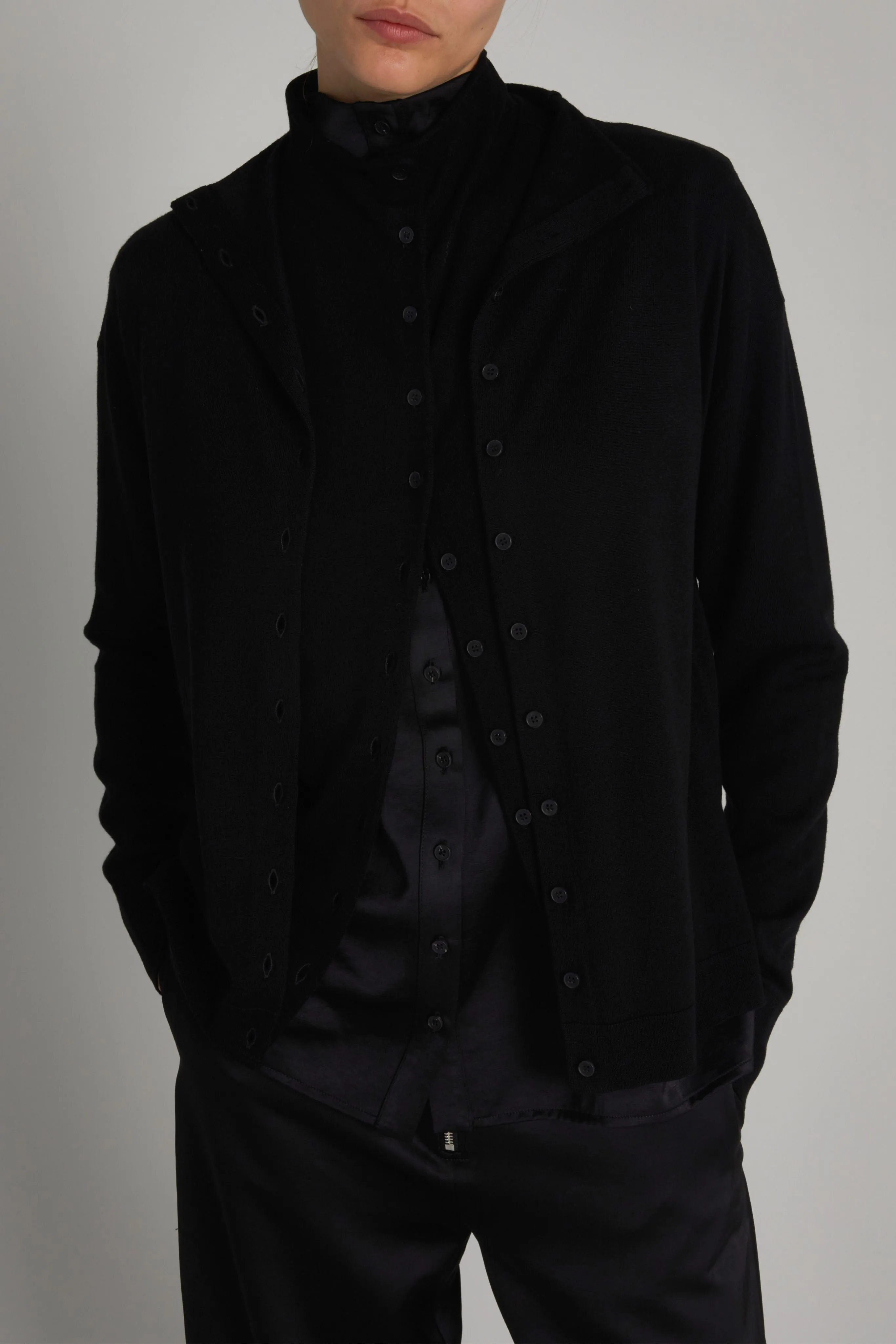 Brooke Sleeveless Sweater, Black sold by Saint Art product image thumbnail 3