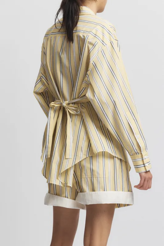 Lara Blouse, Canary Stripe sold by Saint Art