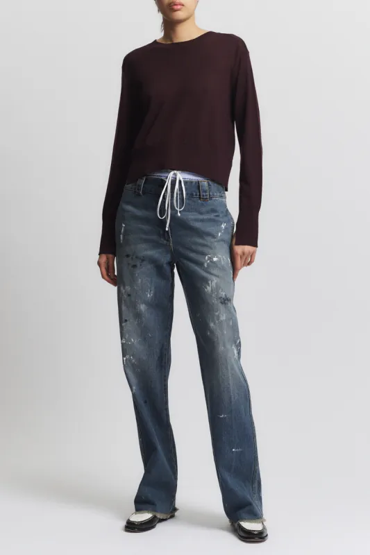 Nessa Denim Pant, Painter Wash sold by Saint Art