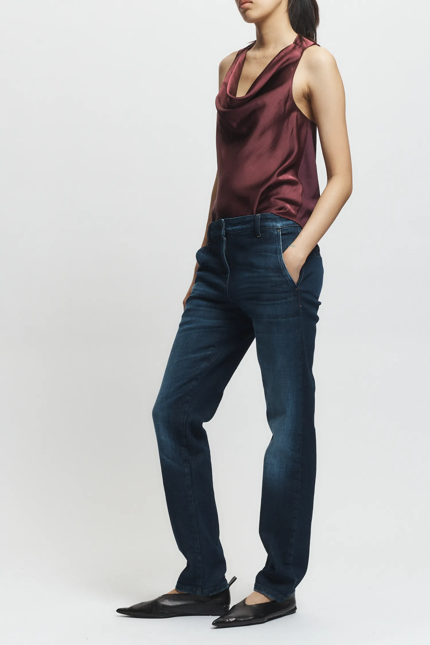 Alessia Twist Back Blouse, Grape sold by Saint Art product image thumbnail 3