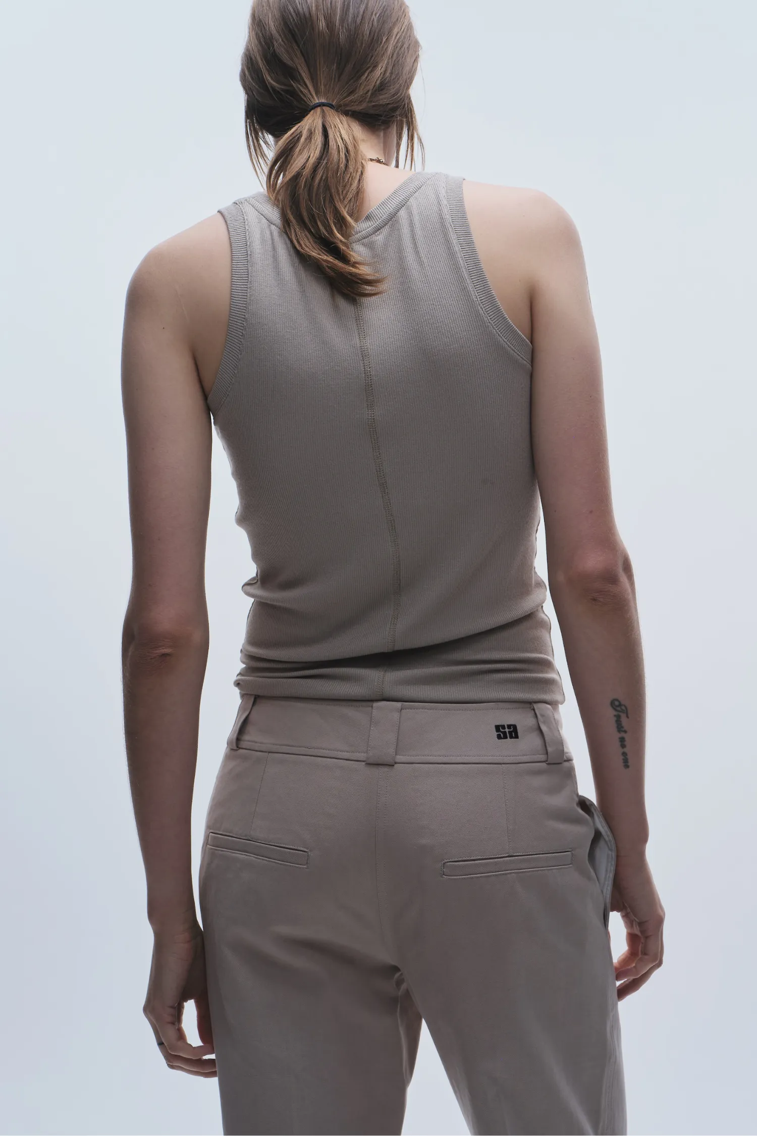 Soren Jersey Tank, Pebble sold by Saint Art product image thumbnail 2