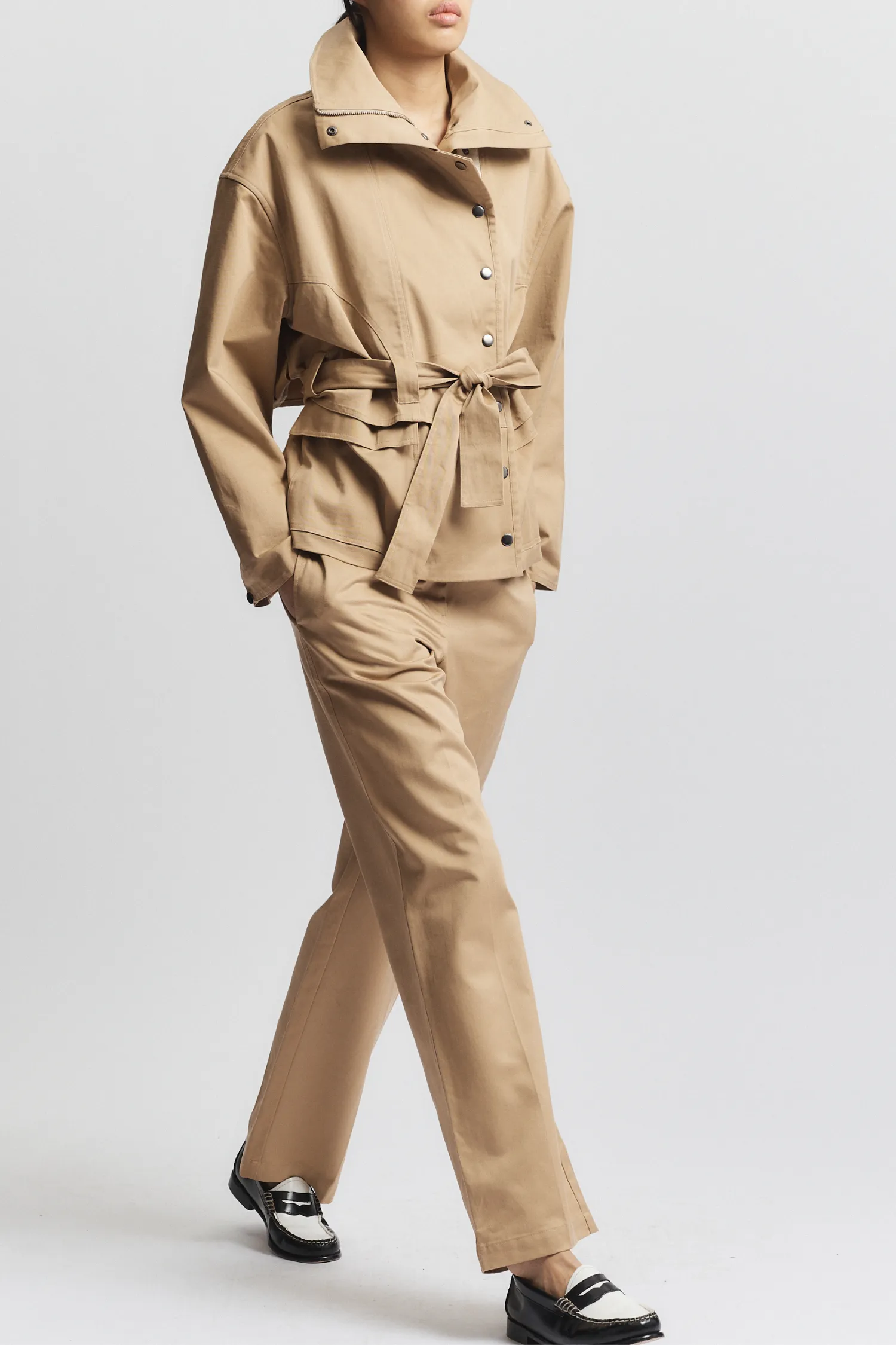 Drew Utility Jacket, Khaki sold by Saint Art product image thumbnail 4