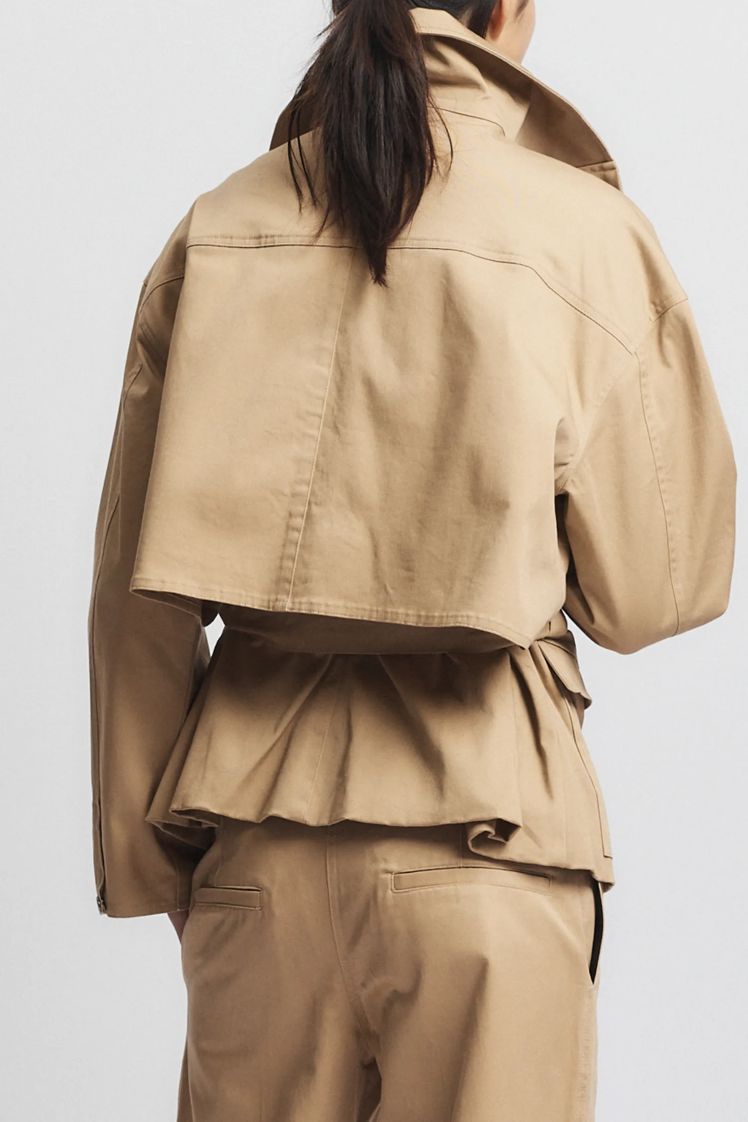 Drew Utility Jacket, Khaki sold by Saint Art product image thumbnail 5