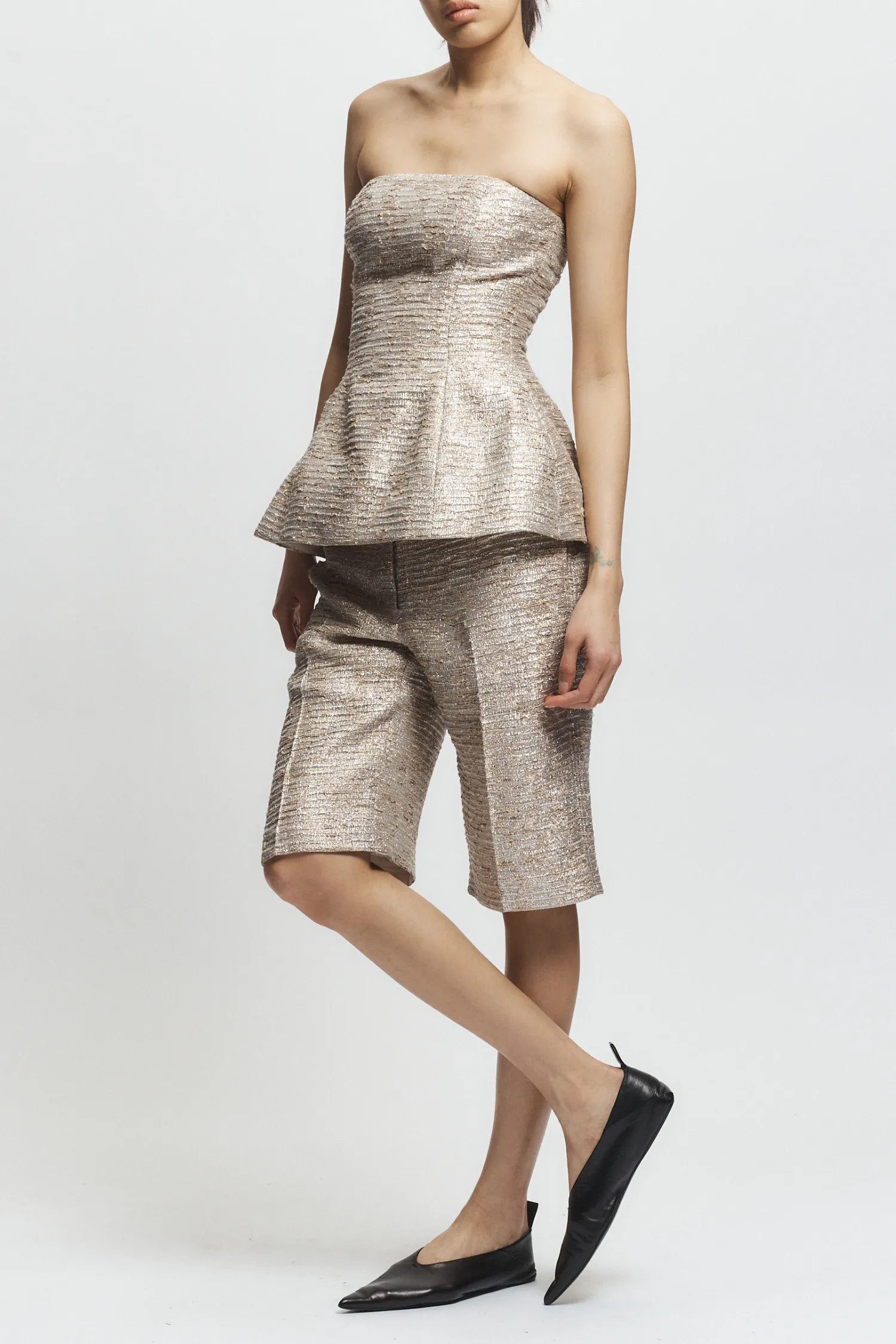 Wyatt Bustier Top, Gold sold by Saint Art product image thumbnail 2