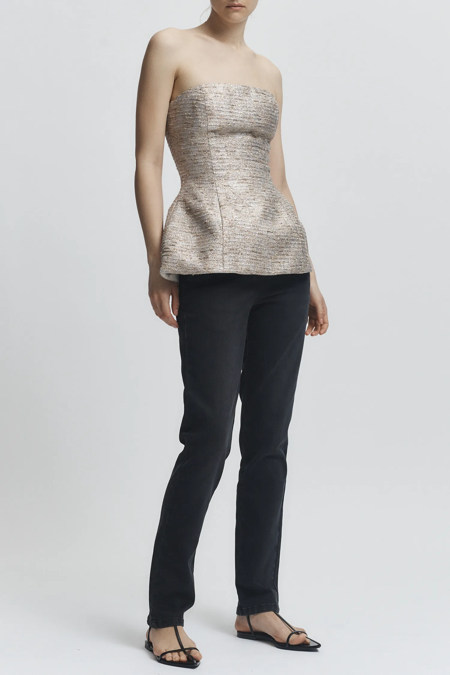 Wyatt Bustier Top, Gold sold by Saint Art product image thumbnail 5