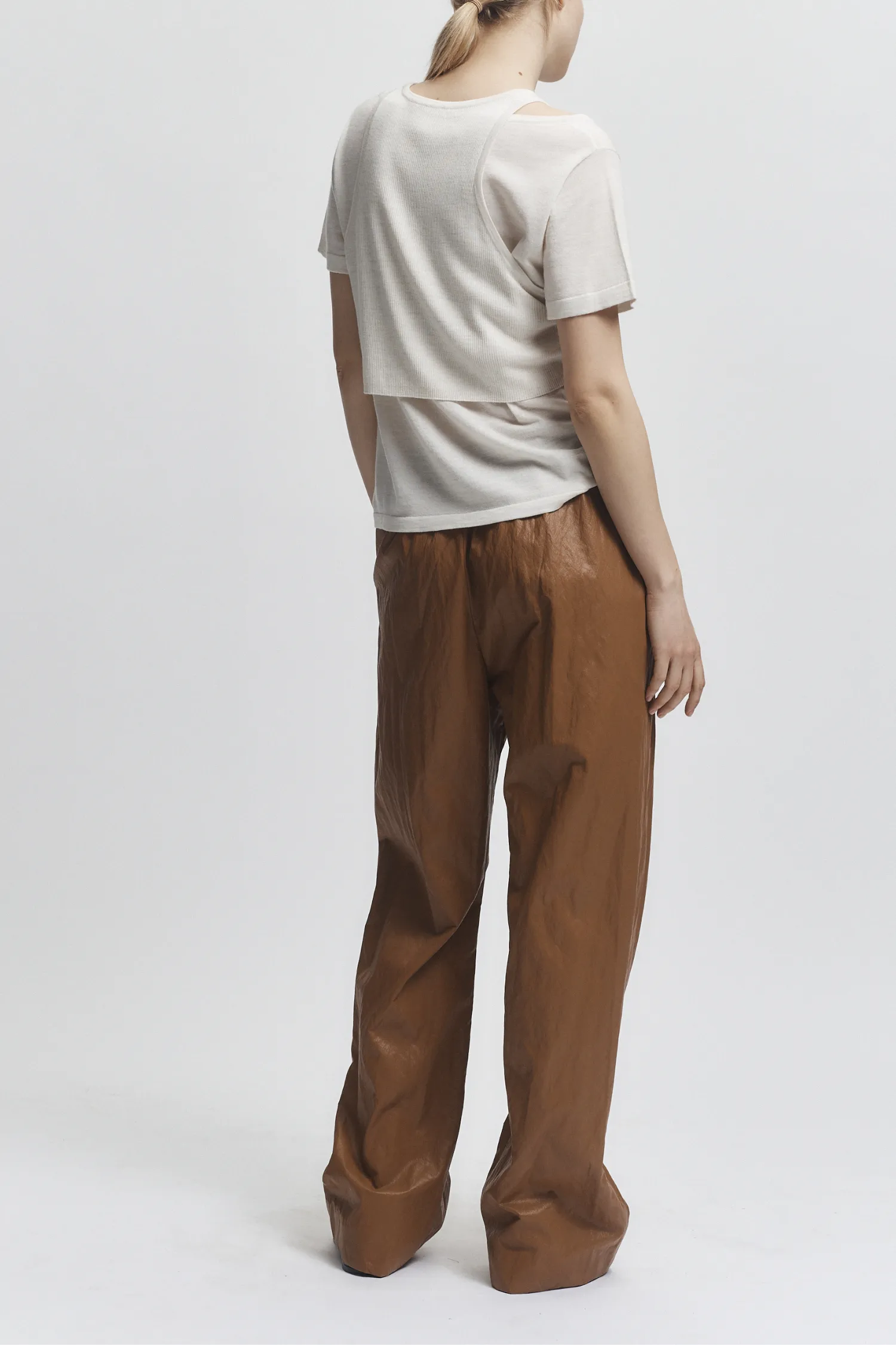 Jakob Pull On Pant, Cognac sold by Saint Art product image thumbnail 2