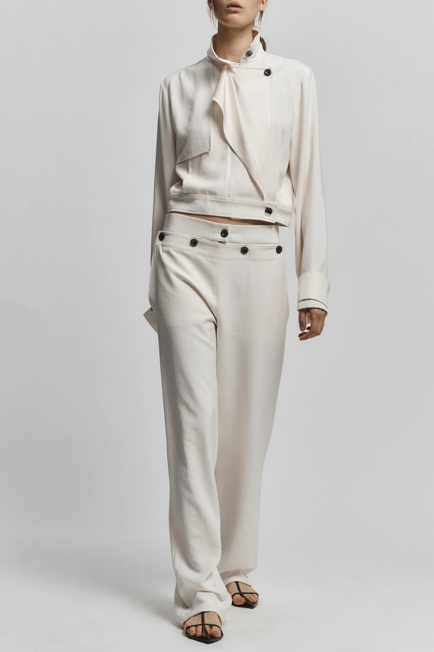 Paxton Bomber Jacket, Ivory sold by Saint Art product image thumbnail 2