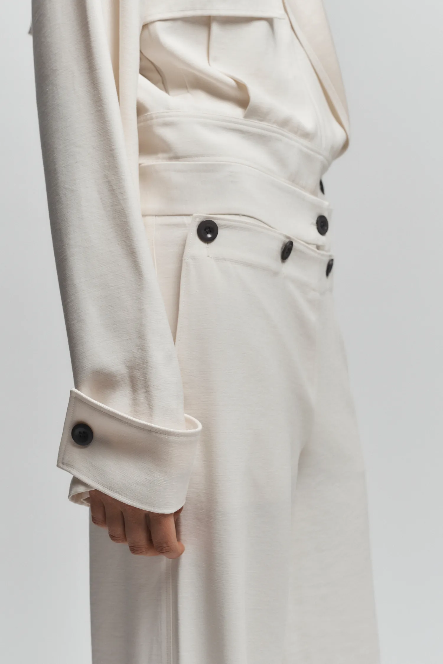 Paxton Bomber Jacket, Ivory sold by Saint Art product image thumbnail 4