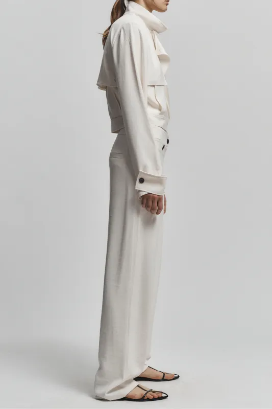 Paxton Bomber Jacket, Ivory sold by Saint Art