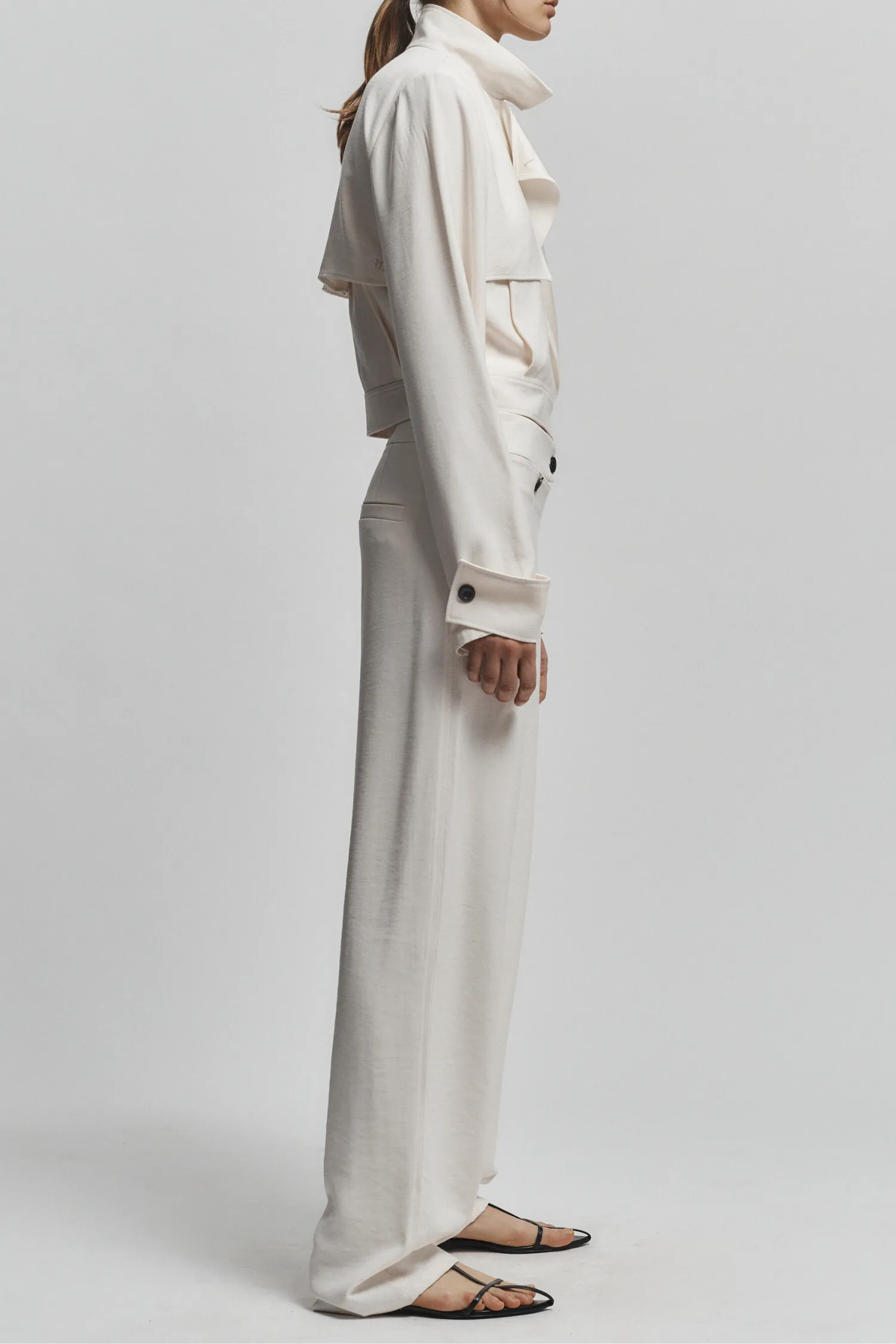 Paxton Bomber Jacket, Ivory sold by Saint Art