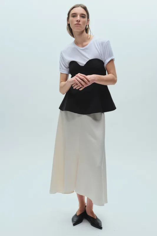 Frieda A-Line Skirt, Ivory made by Saint Art